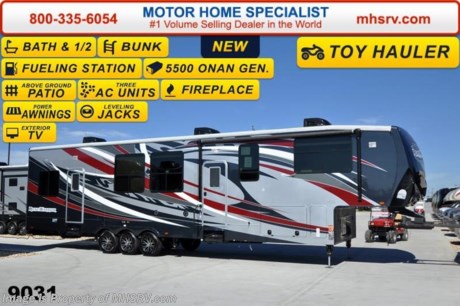 /SOLD 7/20/15 - TX
Receive a $1,000 VISA Gift Card with purchase from Motor Home Specialist while supplies last.     &lt;iframe width=&quot;400&quot; height=&quot;300&quot; src=&quot;//www.youtube.com/embed/shJBbmzLr3A&quot; frameborder=&quot;0&quot; allowfullscreen&gt;&lt;/iframe&gt;  Family Owned &amp; Operated. Largest Selection, Lowest Prices &amp; the Premier Service &amp; Walk-Through Process that can only be found at the #1 Volume Selling Road Warrior Dealer &amp; #1 Motor Home Dealer in the World! From $10K to $2Million... We gotcha&#39; Covered!    &lt;object width=&quot;400&quot; height=&quot;300&quot;&gt;&lt;param name=&quot;movie&quot; value=&quot;//www.youtube.com/v/f-MjrfnNWMM?hl=en_US&amp;amp;version=3&quot;&gt;&lt;/param&gt;&lt;param name=&quot;allowFullScreen&quot; value=&quot;true&quot;&gt;&lt;/param&gt;&lt;param name=&quot;allowscriptaccess&quot; value=&quot;always&quot;&gt;&lt;/param&gt;&lt;embed src=&quot;//www.youtube.com/v/f-MjrfnNWMM?hl=en_US&amp;amp;version=3&quot; type=&quot;application/x-shockwave-flash&quot; width=&quot;400&quot; height=&quot;300&quot; allowscriptaccess=&quot;always&quot; allowfullscreen=&quot;true&quot;&gt;&lt;/embed&gt;&lt;/object&gt;  The Road Warrior multi-lifestyle vehicles combine all the best that fifth wheel RVing has to offer with the versatility of a toy hauler. MSRP $109,037. New 2015 Heartland Road Warrior RW425 fifth wheel RV approximately 44 feet in length featuring a large U-shaped booth as well as a kitchen island. Options include the beautiful full body paint, high gloss fiberglass, Ivory wood package, dual pane windows, auxiliary fuel cell, toy lock, 6 point automatic leveling system, correct track alignment system, large TV in the garage, large TV in the bedroom, exterior TV, 4 door refrigerator, ramp patio door, rear electric awning which extends over the ramp door, 3 season removable garage wall, Canadian Arctic Package, a second A/C unit as well as a third A/C in the garage! This beautiful fifth wheel also includes the Road Warrior package featuring a 5.5 KW Onan generator, rear electric queen bed, electric rear jacks, hydraulic front landing gear, 8 cu ft refrigerator, hidden hinges, solid surface kitchen countertop, 20 GPH water heater, 15,000 BTU A/C, 50 Amp service, central vacuum, enclosed &amp; heated underbelly, insulated slam baggage doors, 16&quot; aluminum wheels, 20 ft. electric awning, generator prep w/30 Gallon fuel station &amp; timer, universal docking station, AM/FM stereo with CD/DVD/(MP3 in garage), Sony ceiling speakers, Marine grade exterior speakers, 5.1 Digital Dolby surround sound, tinted safety glass windows, EZ Flex Suspension, beaver tail storage, microwave, high end pillow top mattress, washer/dryer prep, LP leak detector, spare tire with carrier, rear screen, battery disconnect switch, painted front cap, high end furniture, LED lights and Bordeaux cabinetry. For additional coach information, brochures, window sticker, videos, photos, Road Warrior reviews &amp; testimonials as well as additional information about Motor Home Specialist and our manufacturers please visit us at MHSRV .com or call 800-335-6054. At Motor Home Specialist we DO NOT charge any prep or orientation fees like you will find at other dealerships. All sale prices include a 200 point inspection, interior &amp; exterior wash &amp; detail of vehicle, a thorough coach orientation with an MHS technician, an RV Starter&#39;s kit, a nights stay in our delivery park featuring landscaped and covered pads with full hook-ups and much more. WHY PAY MORE?... WHY SETTLE FOR LESS?