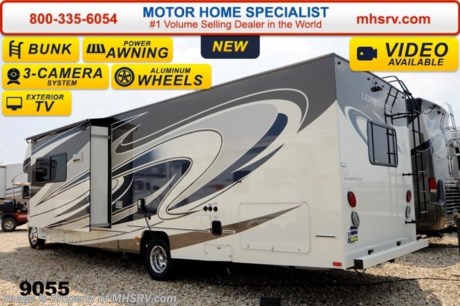 /MI 4/20/15 &lt;a href=&quot;http://www.mhsrv.com/coachmen-rv/&quot;&gt;&lt;img src=&quot;http://www.mhsrv.com/images/sold-coachmen.jpg&quot; width=&quot;383&quot; height=&quot;141&quot; border=&quot;0&quot;/&gt;&lt;/a&gt;
 Receive a $2,000 VISA Gift Card with purchase from Motor Home Specialist while supplies last.  Family Owned &amp; Operated and the #1 Volume Selling Motor Home Dealer in the World as well as the #1 Coachmen in the World. &lt;object width=&quot;400&quot; height=&quot;300&quot;&gt;&lt;param name=&quot;movie&quot; value=&quot;//www.youtube.com/v/rUwAfncaG3M?version=3&amp;amp;hl=en_US&quot;&gt;&lt;/param&gt;&lt;param name=&quot;allowFullScreen&quot; value=&quot;true&quot;&gt;&lt;/param&gt;&lt;param name=&quot;allowscriptaccess&quot; value=&quot;always&quot;&gt;&lt;/param&gt;&lt;embed src=&quot;//www.youtube.com/v/rUwAfncaG3M?version=3&amp;amp;hl=en_US&quot; type=&quot;application/x-shockwave-flash&quot; width=&quot;400&quot; height=&quot;300&quot; allowscriptaccess=&quot;always&quot; allowfullscreen=&quot;true&quot;&gt;&lt;/embed&gt;&lt;/object&gt;  MSRP $110,820. New 2015 Coachmen Leprechaun Bunk Model. Model 320BHF. This Luxury Class C RV measures approximately 32 feet 11 inches in length. This beautiful RV includes the Anniversary package featuring tinted windows, fiberglass counter tops, rear ladder, upgraded sofa, child safety net and ladder (not available with front entertainment center), 3 camera monitoring system, power awning, 50 gallon freshwater tank, 5K lb. hitch &amp; wire, slide-out awnings, glass shower door, Onan generator, 80&quot; long bed, night shades, roller bearing drawer glides, &amp; Azdel composite sidewalls. Options include beautiful full body paint, molded front cap, spare tire, swivel driver seat, exterior privacy windshield cover, aluminum rims, 15K BTU A/C, air assist suspension, exterior entertainment center, bedroom TV and the entertainment package featuring a large Coach TV/DVD player &amp; two bunk TVs with DVD players. This amazing class C also features the Leprechaun Luxury package including driver &amp; passenger leatherette seat covers, heated and remote mirrors, convection microwave, wood grain dash applique, upgraded Serta mattress, 6 gallon gas/electric water heater, dual coach batteries, cabover &amp; bedroom power roof vents and heated tank pads.  The Coachmen Leprechaun 320BHF RV is powered by a Ford Triton V-10 engine and E-450 Super Duty chassis.  For additional coach information, brochures, window sticker, videos, photos, Leprechaun reviews &amp; testimonials as well as additional information about Motor Home Specialist and our manufacturers please visit us at MHSRV .com or call 800-335-6054. At Motor Home Specialist we DO NOT charge any prep or orientation fees like you will find at other dealerships. All sale prices include a 200 point inspection, interior &amp; exterior wash &amp; detail of vehicle, a thorough coach orientation with an MHS technician, an RV Starter&#39;s kit, a nights stay in our delivery park featuring landscaped and covered pads with full hook-ups and much more. WHY PAY MORE?... WHY SETTLE FOR LESS? &lt;object width=&quot;400&quot; height=&quot;300&quot;&gt;&lt;param name=&quot;movie&quot; value=&quot;http://www.youtube.com/v/fBpsq4hH-Ws?version=3&amp;amp;hl=en_US&quot;&gt;&lt;/param&gt;&lt;param name=&quot;allowFullScreen&quot; value=&quot;true&quot;&gt;&lt;/param&gt;&lt;param name=&quot;allowscriptaccess&quot; value=&quot;always&quot;&gt;&lt;/param&gt;&lt;embed src=&quot;http://www.youtube.com/v/fBpsq4hH-Ws?version=3&amp;amp;hl=en_US&quot; type=&quot;application/x-shockwave-flash&quot; width=&quot;400&quot; height=&quot;300&quot; allowscriptaccess=&quot;always&quot; allowfullscreen=&quot;true&quot;&gt;&lt;/embed&gt;&lt;/object&gt;