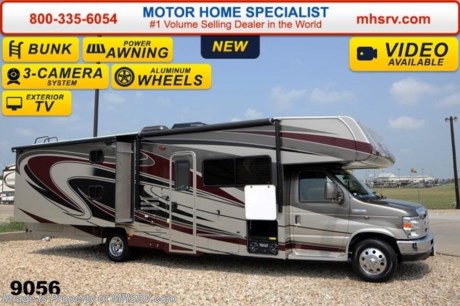 /TX 5/5/15 &lt;a href=&quot;http://www.mhsrv.com/coachmen-rv/&quot;&gt;&lt;img src=&quot;http://www.mhsrv.com/images/sold-coachmen.jpg&quot; width=&quot;383&quot; height=&quot;141&quot; border=&quot;0&quot;/&gt;&lt;/a&gt;
Receive a $2,000 VISA Gift Card with purchase from Motor Home Specialist while supplies last.  Family Owned &amp; Operated and the #1 Volume Selling Motor Home Dealer in the World as well as the #1 Coachmen in the World. &lt;object width=&quot;400&quot; height=&quot;300&quot;&gt;&lt;param name=&quot;movie&quot; value=&quot;//www.youtube.com/v/rUwAfncaG3M?version=3&amp;amp;hl=en_US&quot;&gt;&lt;/param&gt;&lt;param name=&quot;allowFullScreen&quot; value=&quot;true&quot;&gt;&lt;/param&gt;&lt;param name=&quot;allowscriptaccess&quot; value=&quot;always&quot;&gt;&lt;/param&gt;&lt;embed src=&quot;//www.youtube.com/v/rUwAfncaG3M?version=3&amp;amp;hl=en_US&quot; type=&quot;application/x-shockwave-flash&quot; width=&quot;400&quot; height=&quot;300&quot; allowscriptaccess=&quot;always&quot; allowfullscreen=&quot;true&quot;&gt;&lt;/embed&gt;&lt;/object&gt;  MSRP $110,820. New 2015 Coachmen Leprechaun Bunk Model. Model 320BHF. This Luxury Class C RV measures approximately 32 feet 11 inches in length. This beautiful RV includes the Anniversary package featuring tinted windows, fiberglass counter tops, rear ladder, upgraded sofa, child safety net and ladder (not available with front entertainment center), 3 camera monitoring system, power awning, 50 gallon freshwater tank, 5K lb. hitch &amp; wire, slide-out awnings, glass shower door, Onan generator, 80&quot; long bed, night shades, roller bearing drawer glides, &amp; Azdel composite sidewalls. Options include beautiful full body paint, molded front cap, spare tire, swivel driver seat, exterior privacy windshield cover, aluminum rims, 15K BTU A/C, air assist suspension, exterior entertainment center, bedroom TV and the entertainment package featuring a large Coach TV/DVD player &amp; two bunk TVs with DVD players. This amazing class C also features the Leprechaun Luxury package including driver &amp; passenger leatherette seat covers, heated and remote mirrors, convection microwave, wood grain dash applique, upgraded Serta mattress, 6 gallon gas/electric water heater, dual coach batteries, cabover &amp; bedroom power roof vents and heated tank pads.  The Coachmen Leprechaun 320BHF RV is powered by a Ford Triton V-10 engine and E-450 Super Duty chassis.  For additional coach information, brochures, window sticker, videos, photos, Leprechaun reviews &amp; testimonials as well as additional information about Motor Home Specialist and our manufacturers please visit us at MHSRV .com or call 800-335-6054. At Motor Home Specialist we DO NOT charge any prep or orientation fees like you will find at other dealerships. All sale prices include a 200 point inspection, interior &amp; exterior wash &amp; detail of vehicle, a thorough coach orientation with an MHS technician, an RV Starter&#39;s kit, a nights stay in our delivery park featuring landscaped and covered pads with full hook-ups and much more. WHY PAY MORE?... WHY SETTLE FOR LESS? &lt;object width=&quot;400&quot; height=&quot;300&quot;&gt;&lt;param name=&quot;movie&quot; value=&quot;http://www.youtube.com/v/fBpsq4hH-Ws?version=3&amp;amp;hl=en_US&quot;&gt;&lt;/param&gt;&lt;param name=&quot;allowFullScreen&quot; value=&quot;true&quot;&gt;&lt;/param&gt;&lt;param name=&quot;allowscriptaccess&quot; value=&quot;always&quot;&gt;&lt;/param&gt;&lt;embed src=&quot;http://www.youtube.com/v/fBpsq4hH-Ws?version=3&amp;amp;hl=en_US&quot; type=&quot;application/x-shockwave-flash&quot; width=&quot;400&quot; height=&quot;300&quot; allowscriptaccess=&quot;always&quot; allowfullscreen=&quot;true&quot;&gt;&lt;/embed&gt;&lt;/object&gt;