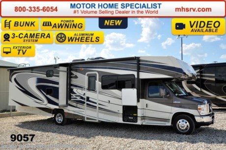 /AK 5-21-15 &lt;a href=&quot;http://www.mhsrv.com/coachmen-rv/&quot;&gt;&lt;img src=&quot;http://www.mhsrv.com/images/sold-coachmen.jpg&quot; width=&quot;383&quot; height=&quot;141&quot; border=&quot;0&quot;/&gt;&lt;/a&gt;
Receive a $2,000 VISA Gift Card with purchase from Motor Home Specialist while supplies last. Family Owned &amp; Operated and the #1 Volume Selling Motor Home Dealer in the World as well as the #1 Coachmen in the World. &lt;object width=&quot;400&quot; height=&quot;300&quot;&gt;&lt;param name=&quot;movie&quot; value=&quot;//www.youtube.com/v/rUwAfncaG3M?version=3&amp;amp;hl=en_US&quot;&gt;&lt;/param&gt;&lt;param name=&quot;allowFullScreen&quot; value=&quot;true&quot;&gt;&lt;/param&gt;&lt;param name=&quot;allowscriptaccess&quot; value=&quot;always&quot;&gt;&lt;/param&gt;&lt;embed src=&quot;//www.youtube.com/v/rUwAfncaG3M?version=3&amp;amp;hl=en_US&quot; type=&quot;application/x-shockwave-flash&quot; width=&quot;400&quot; height=&quot;300&quot; allowscriptaccess=&quot;always&quot; allowfullscreen=&quot;true&quot;&gt;&lt;/embed&gt;&lt;/object&gt;  MSRP $110,820. New 2015 Coachmen Leprechaun Bunk Model. Model 320BHF. This Luxury Class C RV measures approximately 32 feet 11 inches in length. This beautiful RV includes the Anniversary package featuring tinted windows, fiberglass counter tops, rear ladder, upgraded sofa, child safety net and ladder (not available with front entertainment center), 3 camera monitoring system, power awning, 50 gallon freshwater tank, 5K lb. hitch &amp; wire, slide-out awnings, glass shower door, Onan generator, 80&quot; long bed, night shades, roller bearing drawer glides, &amp; Azdel composite sidewalls. Options include beautiful full body paint, molded front cap, spare tire, swivel driver seat, exterior privacy windshield cover, aluminum rims, 15K BTU A/C, air assist suspension, exterior entertainment center, bedroom TV and the entertainment package featuring a large Coach TV/DVD player &amp; two bunk TVs with DVD players. This amazing class C also features the Leprechaun Luxury package including driver &amp; passenger leatherette seat covers, heated and remote mirrors, convection microwave, wood grain dash applique, upgraded Serta mattress, 6 gallon gas/electric water heater, dual coach batteries, cabover &amp; bedroom power roof vents and heated tank pads.  The Coachmen Leprechaun 320BHF RV is powered by a Ford Triton V-10 engine and E-450 Super Duty chassis.  For additional coach information, brochures, window sticker, videos, photos, Leprechaun reviews &amp; testimonials as well as additional information about Motor Home Specialist and our manufacturers please visit us at MHSRV .com or call 800-335-6054. At Motor Home Specialist we DO NOT charge any prep or orientation fees like you will find at other dealerships. All sale prices include a 200 point inspection, interior &amp; exterior wash &amp; detail of vehicle, a thorough coach orientation with an MHS technician, an RV Starter&#39;s kit, a nights stay in our delivery park featuring landscaped and covered pads with full hook-ups and much more. WHY PAY MORE?... WHY SETTLE FOR LESS? &lt;object width=&quot;400&quot; height=&quot;300&quot;&gt;&lt;param name=&quot;movie&quot; value=&quot;http://www.youtube.com/v/fBpsq4hH-Ws?version=3&amp;amp;hl=en_US&quot;&gt;&lt;/param&gt;&lt;param name=&quot;allowFullScreen&quot; value=&quot;true&quot;&gt;&lt;/param&gt;&lt;param name=&quot;allowscriptaccess&quot; value=&quot;always&quot;&gt;&lt;/param&gt;&lt;embed src=&quot;http://www.youtube.com/v/fBpsq4hH-Ws?version=3&amp;amp;hl=en_US&quot; type=&quot;application/x-shockwave-flash&quot; width=&quot;400&quot; height=&quot;300&quot; allowscriptaccess=&quot;always&quot; allowfullscreen=&quot;true&quot;&gt;&lt;/embed&gt;&lt;/object&gt;