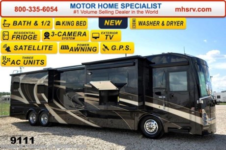 &lt;a href=&quot;http://www.mhsrv.com/thor-motor-coach/&quot;&gt;&lt;img src=&quot;http://www.mhsrv.com/images/sold-thor.jpg&quot; width=&quot;383&quot; height=&quot;141&quot; border=&quot;0&quot;/&gt;&lt;/a&gt;  Receive a $5,000 VISA Gift Card with purchase from Motor Home Specialist . Offer ends Feb. 28th, 2015.   Family Owned &amp; Operated and the #1 Volume Selling Motor Home Dealer in the World as well as the #1 Thor Motor Coach Dealer in the World. &lt;object width=&quot;400&quot; height=&quot;300&quot;&gt;&lt;param name=&quot;movie&quot; value=&quot;//www.youtube.com/v/Pkz6nTY9Br4?version=3&amp;amp;hl=en_US&quot;&gt;&lt;/param&gt;&lt;param name=&quot;allowFullScreen&quot; value=&quot;true&quot;&gt;&lt;/param&gt;&lt;param name=&quot;allowscriptaccess&quot; value=&quot;always&quot;&gt;&lt;/param&gt;&lt;embed src=&quot;//www.youtube.com/v/Pkz6nTY9Br4?version=3&amp;amp;hl=en_US&quot; type=&quot;application/x-shockwave-flash&quot; width=&quot;400&quot; height=&quot;300&quot; allowscriptaccess=&quot;always&quot; allowfullscreen=&quot;true&quot;&gt;&lt;/embed&gt;&lt;/object&gt;  MSRP $393,999.  New 2015 Thor Motor Coach Tuscany with 4 slides: Model 42HQ (Bath &amp; 1/2) - This luxury diesel motorhome measures approximately 43 feet 2 inches in length and is highlighted by a passenger side J-Lounge sofa, 60&quot; retractable LED TV, wine cooler, king bed, diesel fired Aqua Hot, stackable washer/dryer, residential refrigerator, dishwasher drawer, exterior entertainment center, 450 HP Cummins diesel engine, Freightliner tag axle chassis with IFS (Independent Front Suspension), Allison 6-speed automatic transmission, high polished aluminum wheels, (2) stage Jacobs brake, dual fuel fills, full length stainless stone guard, fully automatic (4) point leveling system &amp; much more. Options include beautiful full body paint exterior, Winegard Trav&#39;ler HD Satellite and a large overhead LCD TV. New features for the 2015 Tuscany include a 10KW generator, (3) 15K BTU low-profile roof A/C&#39;s with heat pumps, LED light on the patio and door awnings, new designer wainscoting wallboard features, Uniguard metal wraps on all slide toppers, a 40 inch exterior TV and MUCH more. For additional coach information, brochures, window sticker, videos, photos, Tuscany reviews &amp; testimonials as well as additional information about Motor Home Specialist and our manufacturers please visit us at MHSRV .com or call 800-335-6054. At Motor Home Specialist we DO NOT charge any prep or orientation fees like you will find at other dealerships. All sale prices include a 200 point inspection, interior &amp; exterior wash &amp; detail of vehicle, a thorough coach orientation with an MHS technician, an RV Starter&#39;s kit, a nights stay in our delivery park featuring landscaped and covered pads with full hook-ups and much more. WHY PAY MORE?... WHY SETTLE FOR LESS?
