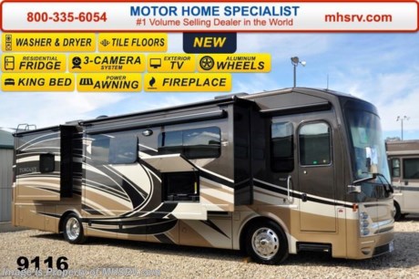 /MT &lt;a href=&quot;http://www.mhsrv.com/thor-motor-coach/&quot;&gt;&lt;img src=&quot;http://www.mhsrv.com/images/sold-thor.jpg&quot; width=&quot;383&quot; height=&quot;141&quot; border=&quot;0&quot;/&gt;&lt;/a&gt;
Family Owned &amp; Operated and the #1 Volume Selling Motor Home Dealer in the World as well as the #1 Thor Motor Coach in the World. &lt;object width=&quot;400&quot; height=&quot;300&quot;&gt;&lt;param name=&quot;movie&quot; value=&quot;http://www.youtube.com/v/fBpsq4hH-Ws?version=3&amp;amp;hl=en_US&quot;&gt;&lt;/param&gt;&lt;param name=&quot;allowFullScreen&quot; value=&quot;true&quot;&gt;&lt;/param&gt;&lt;param name=&quot;allowscriptaccess&quot; value=&quot;always&quot;&gt;&lt;/param&gt;&lt;embed src=&quot;http://www.youtube.com/v/fBpsq4hH-Ws?version=3&amp;amp;hl=en_US&quot; type=&quot;application/x-shockwave-flash&quot; width=&quot;400&quot; height=&quot;300&quot; allowscriptaccess=&quot;always&quot; allowfullscreen=&quot;true&quot;&gt;&lt;/embed&gt;&lt;/object&gt;    MSRP $294,340.  New 2015 Thor Motor Coach Tuscany with 4 slides. Model 36MQ. This luxury diesel motorhome measures approximately 37 feet and 8 inches in length and is highlighted a large LCD TV, fireplace, king bed, residential refrigerator, stack washer/dryer, 360 HP Cummins Engine w/800 ft lb. torque, Freightliner XC raised rail chassis, 8 KW Onan diesel generator and a 2000 Watt inverter w/100 Amp charge. Options include sofa/air bed on passenger side IPO expanding sofa, an exterior entertainment center, Winegard Trav&#39;ler HD Satellite, 32&quot; LCD TV in overhead and beautiful full body paint. The Tuscany has one of the most impressive selection of standard features including an Allison 6-speed automatic transmission, high polished aluminum wheels, dual fuel fills, 10,000 lb. hitch, automatic leveling jacks, tinted one piece windshield, invisible bra, slide-out room awning, full basement pass-through storage, side hinge baggage doors, electric windshield solar &amp; privacy roller shade, LED ceiling lighting, hardwood cabinets, chrome power mirrors with heat, electric step well cover, large LCD TV in bedroom, 3-camera monitoring system, home theater system with Blue-Ray DVD, tile flooring, automatic generator start, microwave/convection oven, energy management system as well as heated &amp; enclosed holding tanks and MUCH more.  For additional coach information, brochures, window sticker, videos, photos, Tuscany reviews &amp; testimonials as well as additional information about Motor Home Specialist and our manufacturers please visit us at MHSRV .com or call 800-335-6054. At Motor Home Specialist we DO NOT charge any prep or orientation fees like you will find at other dealerships. All sale prices include a 200 point inspection, interior &amp; exterior wash &amp; detail of vehicle, a thorough coach orientation with an MHS technician, an RV Starter&#39;s kit, a nights stay in our delivery park featuring landscaped and covered pads with full hook-ups and much more. WHY PAY MORE?... WHY SETTLE FOR LESS?