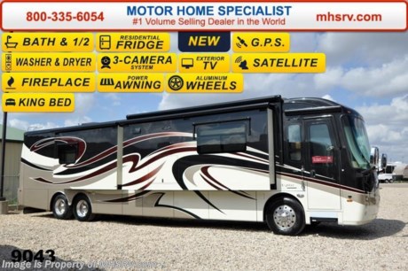 SOLD /LA 11-10-14 Family Owned &amp; Operated and the #1 Volume Selling Motor Home Dealer in the World as well as the #1 Entegra Dealer in the World.  MSRP $379,221. New 2015 Entegra Aspire (Bath &amp; 1/2) W/4 Slides. This luxury diesel motor coach measures approximately 45 feet in length and is backed by Entegra Coach&#39;s superior 2-Year/24K Mile Limited Coach &amp; 5-Year Limited Structural Warranties. Options include the incredible Black Pearl exterior paint &amp; graphics package, Windsor Cherry wood package, Cabernet interior decor package, fireplace &amp; premium entertainment system. It rides on a Spartan Mountain Master tag axle chassis featuring  Entegra’s exclusive X-Bridge framing and 15,000 lb. hitch!  It is powered by a 450 HP Cummins ISL diesel engine with side mounted radiator, 1,250-lb. ft. torque &amp; Allison 3000 series transmission. The All new 2015 Aspire&#39;s standard equipment list is unrivaled in the industry. Just a few of these features include stack washer/dryer, LED TV in cab, in-motion satellite, large exterior LED TV and exterior entertainment center, multi-plex lighting, a 10,000 Onan generator, (3) 15K BTU A/C units with heat pumps, Aqua Hot heating system, 50 amp power cord reel, Polar Pack Insulation (Floor: R-33 Roof:R-24 Sidewalls R-16), slide-out cargo tray, power water hose reel, window awnings, slide-out awnings, Select Comfort king sized bed, residential refrigerator, 3-camera monitoring system, touch-screen AM/FM/CD/DVD with Bluetooth, GPS navigation system, flush-mounted slide-out rooms with key-fob remote control, frameless dual pane &amp; tinted windows, entry door with Sure-Seal air lock, automatic hydraulic leveling system, central vacuum, LED TV in living room, LED TV in bedroom, day/night roller shades throughout, 2,800 watt Pure-Sine Wave inverter with 4 batteries, automatic generator start and much more!  For additional warranty information contact Motor Home Specialist or visit Entegra Coach Online. For additional coach information, brochure, window sticker, videos, photos &amp; Entegra Coach reviews &amp; testimonials please visit Motor Home Specialist at MHSRV .com or call 800-335-6054. At MHS we DO NOT charge any prep or orientation fees like you will find at other dealerships. All sale prices include a 200 point inspection, interior &amp; exterior wash &amp; detail of vehicle, a thorough coach orientation with an MHS technician, an RV Starter&#39;s kit, a nights stay in our delivery park featuring landscaped and covered pads with full hook-ups and much more. WHY PAY MORE?... WHY SETTLE FOR LESS?
