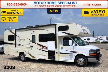 /MT 9/1/14 &lt;a href=&quot;http://www.mhsrv.com/coachmen-rv/&quot;&gt;&lt;img src=&quot;http://www.mhsrv.com/images/sold-coachmen.jpg&quot; width=&quot;383&quot; height=&quot;141&quot; border=&quot;0&quot;/&gt;&lt;/a&gt; World&#39;s RV Show Sale Priced Now Through Sept 6th. Call 800-335-6054 for Details.   Family Owned &amp; Operated and the #1 Volume Selling Motor Home Dealer in the World as well as the #1 Coachmen Dealer in the World.  &lt;object width=&quot;400&quot; height=&quot;300&quot;&gt;&lt;param name=&quot;movie&quot; value=&quot;//www.youtube.com/v/Up9m210doqE?version=3&amp;amp;hl=en_US&quot;&gt;&lt;/param&gt;&lt;param name=&quot;allowFullScreen&quot; value=&quot;true&quot;&gt;&lt;/param&gt;&lt;param name=&quot;allowscriptaccess&quot; value=&quot;always&quot;&gt;&lt;/param&gt;&lt;embed src=&quot;//www.youtube.com/v/Up9m210doqE?version=3&amp;amp;hl=en_US&quot; type=&quot;application/x-shockwave-flash&quot; width=&quot;400&quot; height=&quot;300&quot; allowscriptaccess=&quot;always&quot; allowfullscreen=&quot;true&quot;&gt;&lt;/embed&gt;&lt;/object&gt; #1 Volume Selling Motor Home Dealer in the World. Call 800-335-6054 or visit MHSRV .com for our Upfront &amp; Everyday Low Sale Prices! MSRP $83,256. New 2015 Coachmen Freelander Model 28QB. This Class C RV measures approximately 30 feet 9 inches in length and features a tremendous amount of living &amp; storage area. This beautiful RV includes the Anniversary package featuring high gloss colored fiberglass sidewalls, fiberglass running boards, tinted windows, 3 burner range with oven, stainless steel wheel inserts, AM/FM stereo, rear ladder, Travel East Roadside Assistance, 50 gallon fresh water tank, 5,000 lb. hitch, glass shower door, Onan generator, 80 inch long bed, roller bearing drawer glides, Azdel Composite sidewall and Thermofoil countertops. Additional options include the all new Platinum wood color, exterior privacy windshield cover, air assisted suspension, spare tire, 15K BTU A/C with heat pump, exterior entertainment center and 24&quot; LCD TV w/DVD, as well as the Freelander Premier Package which including an electric awning, back-up camera, child safety net and ladder and heated holding tanks.  The Coachmen Freelander RV also features a Chevy 4500 series chassis, 6.0L Vortec V-8, 6-speed automatic transmission, 57 gallon fuel tank and more. For additional coach information, brochure, window sticker, videos, photos, Coachmen customer reviews &amp; testimonials please visit Motor Home Specialist at MHSRV .com or call 800-335-6054. At MHS we DO NOT charge any prep or orientation fees like you will find at other dealerships. All sale prices include a 200 point inspection, interior &amp; exterior wash &amp; detail of vehicle, a thorough coach orientation with an MHS technician, an RV Starter&#39;s kit, a nights stay in our delivery park featuring landscaped and covered pads with full hook-ups and much more. WHY PAY MORE?... WHY SETTLE FOR LESS?