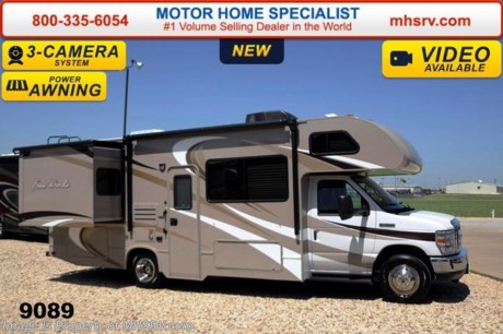 /TX 9/25/14 &lt;a href=&quot;http://www.mhsrv.com/thor-motor-coach/&quot;&gt;&lt;img src=&quot;http://www.mhsrv.com/images/sold-thor.jpg&quot; width=&quot;383&quot; height=&quot;141&quot; border=&quot;0&quot;/&gt;&lt;/a&gt; Receive a $1,000 VISA Gift Card with purchase from Motor Home Specialist while supplies last. Family Owned &amp; Operated and the #1 Volume Selling Motor Home Dealer in the World as well as the #1 Thor Motor Coach in the World.  &lt;object width=&quot;400&quot; height=&quot;300&quot;&gt;&lt;param name=&quot;movie&quot; value=&quot;//www.youtube.com/v/zb5_686Rceo?version=3&amp;amp;hl=en_US&quot;&gt;&lt;/param&gt;&lt;param name=&quot;allowFullScreen&quot; value=&quot;true&quot;&gt;&lt;/param&gt;&lt;param name=&quot;allowscriptaccess&quot; value=&quot;always&quot;&gt;&lt;/param&gt;&lt;embed src=&quot;//www.youtube.com/v/zb5_686Rceo?version=3&amp;amp;hl=en_US&quot; type=&quot;application/x-shockwave-flash&quot; width=&quot;400&quot; height=&quot;300&quot; allowscriptaccess=&quot;always&quot; allowfullscreen=&quot;true&quot;&gt;&lt;/embed&gt;&lt;/object&gt;  MSRP $91,889. New 2015 Thor Motor Coach Four Winds Class C RV. Model 26A with slide-out, Ford E-350 chassis &amp; Ford Triton V-10 engine. This unit measures approximately 27 feet in length. Optional equipment includes the all new HD-Max exterior, convection microwave, leatherette sofa, child safety tether, upgraded A/C system, exterior shower, heated holding tanks, second auxiliary battery, wheel liners, valve stem extenders, keyless entry, spare tire, back-up monitor, heated remote exterior mirrors with integrated side view cameras, leatherette driver &amp; passenger chairs and wood dash applique. The Four Winds Class C RV has an incredible list of standard features for 2015 including a gas/electric water heater, electric patio awning with LED lighting, an LCD TV, power windows and locks, tinted coach glass, molded front cap, double door refrigerator, skylight, roof ladder, roof A/C unit, 4000 Onan Micro Quiet generator, slick fiberglass exterior, full extension drawer glides, bedspread &amp; pillow shams and much more. For additional coach information, brochures, window sticker, videos, photos, Four Winds reviews &amp; testimonials as well as additional information about Motor Home Specialist and our manufacturers please visit us at MHSRV .com or call 800-335-6054. At Motor Home Specialist we DO NOT charge any prep or orientation fees like you will find at other dealerships. All sale prices include a 200 point inspection, interior &amp; exterior wash &amp; detail of vehicle, a thorough coach orientation with an MHS technician, an RV Starter&#39;s kit, a nights stay in our delivery park featuring landscaped and covered pads with full hook-ups and much more. WHY PAY MORE?... WHY SETTLE FOR LESS?