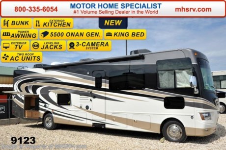 /FL 10-15-15 &lt;a href=&quot;http://www.mhsrv.com/thor-motor-coach/&quot;&gt;&lt;img src=&quot;http://www.mhsrv.com/images/sold-thor.jpg&quot; width=&quot;383&quot; height=&quot;141&quot; border=&quot;0&quot;/&gt;&lt;/a&gt;
Family Owned &amp; Operated and the #1 Volume Selling Motor Home Dealer in the World as well as the #1 Thor Motor Coach Dealer in the World.  &lt;object width=&quot;400&quot; height=&quot;300&quot;&gt;&lt;param name=&quot;movie&quot; value=&quot;//www.youtube.com/v/kmlpm26tPJA?hl=en_US&amp;amp;version=3&quot;&gt;&lt;/param&gt;&lt;param name=&quot;allowFullScreen&quot; value=&quot;true&quot;&gt;&lt;/param&gt;&lt;param name=&quot;allowscriptaccess&quot; value=&quot;always&quot;&gt;&lt;/param&gt;&lt;embed src=&quot;//www.youtube.com/v/kmlpm26tPJA?hl=en_US&amp;amp;version=3&quot; type=&quot;application/x-shockwave-flash&quot; width=&quot;400&quot; height=&quot;300&quot; allowscriptaccess=&quot;always&quot; allowfullscreen=&quot;true&quot;&gt;&lt;/embed&gt;&lt;/object&gt; The New 2015 Thor Motor Coach Windsport Model 34J. MSRP $146,150. This all new Class A bunkhouse motorhome is approximately 35 foot 5 inches wide and features a Ford chassis, a V-10 Ford engine, a full wall slide, dream booth dinette, bunk beds with convertible sofa feature, side hinged baggage doors, king size bed &amp; a sofa with Hide-A-Bed. Optional equipment includes the beautiful full body paint exterior, power driver seat, frameless windows, LCD TV in bedroom, exterior entertainment center, solid surface kitchen countertop, power roof vent, valve stem extenders, holding tanks with heat pads, drop down electric overhead bunk as well as an exterior kitchen including refrigerator, sink, portable grill and inverter. The all new Thor Motor Coach Windsport RV also features a Ford chassis with Triton V-10 Ford engine, automatic hydraulic leveling jacks, second auxiliary battery, large LCD TV, tinted one piece windshield, power patio awning with integrated LED lighting, two roof A/C units, night shades, refrigerator, microwave, oven and much more. For additional coach information, brochures, window sticker, videos, photos, Windsport reviews &amp; testimonials as well as additional information about Motor Home Specialist and our manufacturers please visit us at MHSRV .com or call 800-335-6054. At Motor Home Specialist we DO NOT charge any prep or orientation fees like you will find at other dealerships. All sale prices include a 200 point inspection, interior &amp; exterior wash &amp; detail of vehicle, a thorough coach orientation with an MHS technician, an RV Starter&#39;s kit, a nights stay in our delivery park featuring landscaped and covered pads with full hook-ups and much more. WHY PAY MORE?... WHY SETTLE FOR LESS? &lt;object width=&quot;400&quot; height=&quot;300&quot;&gt;&lt;param name=&quot;movie&quot; value=&quot;//www.youtube.com/v/VZXdH99Xe00?hl=en_US&amp;amp;version=3&quot;&gt;&lt;/param&gt;&lt;param name=&quot;allowFullScreen&quot; value=&quot;true&quot;&gt;&lt;/param&gt;&lt;param name=&quot;allowscriptaccess&quot; value=&quot;always&quot;&gt;&lt;/param&gt;&lt;embed src=&quot;//www.youtube.com/v/VZXdH99Xe00?hl=en_US&amp;amp;version=3&quot; type=&quot;application/x-shockwave-flash&quot; width=&quot;400&quot; height=&quot;300&quot; allowscriptaccess=&quot;always&quot; allowfullscreen=&quot;true&quot;&gt;&lt;/embed&gt;&lt;/object&gt; 