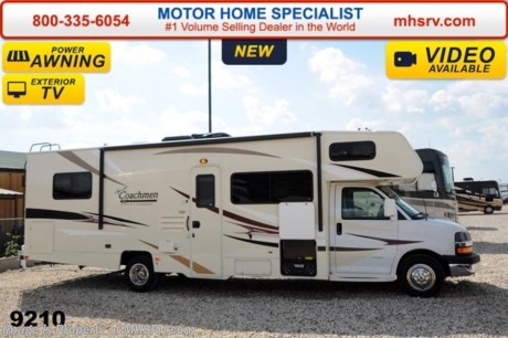 /WA 9/25/14 &lt;a href=&quot;http://www.mhsrv.com/coachmen-rv/&quot;&gt;&lt;img src=&quot;http://www.mhsrv.com/images/sold-coachmen.jpg&quot; width=&quot;383&quot; height=&quot;141&quot; border=&quot;0&quot;/&gt;&lt;/a&gt; World&#39;s RV Show Sale Priced Now Through Sept 6th. Call 800-335-6054 for Details. Family Owned &amp; Operated and the #1 Volume Selling Motor Home Dealer in the World as well as the #1 Coachmen Dealer in the World.  &lt;object width=&quot;400&quot; height=&quot;300&quot;&gt;&lt;param name=&quot;movie&quot; value=&quot;//www.youtube.com/v/Up9m210doqE?version=3&amp;amp;hl=en_US&quot;&gt;&lt;/param&gt;&lt;param name=&quot;allowFullScreen&quot; value=&quot;true&quot;&gt;&lt;/param&gt;&lt;param name=&quot;allowscriptaccess&quot; value=&quot;always&quot;&gt;&lt;/param&gt;&lt;embed src=&quot;//www.youtube.com/v/Up9m210doqE?version=3&amp;amp;hl=en_US&quot; type=&quot;application/x-shockwave-flash&quot; width=&quot;400&quot; height=&quot;300&quot; allowscriptaccess=&quot;always&quot; allowfullscreen=&quot;true&quot;&gt;&lt;/embed&gt;&lt;/object&gt; #1 Volume Selling Motor Home Dealer in the World. Call 800-335-6054 or visit MHSRV .com for our Upfront &amp; Everyday Low Sale Prices! MSRP $83,256. New 2015 Coachmen Freelander Model 28QB. This Class C RV measures approximately 30 feet 9 inches in length and features a tremendous amount of living &amp; storage area. This beautiful RV includes the Anniversary package featuring high gloss colored fiberglass sidewalls, fiberglass running boards, tinted windows, 3 burner range with oven, stainless steel wheel inserts, AM/FM stereo, rear ladder, Travel East Roadside Assistance, 50 gallon fresh water tank, 5,000 lb. hitch, glass shower door, Onan generator, 80 inch long bed, roller bearing drawer glides, Azdel Composite sidewall and Thermofoil countertops. Additional options include the all new Platinum wood color, exterior privacy windshield cover, air assisted suspension, spare tire, 15K BTU A/C with heat pump, exterior entertainment center and 24&quot; LCD TV w/DVD, as well as the Freelander Premier Package which including an electric awning, back-up camera, child safety net and ladder and heated holding tanks.  The Coachmen Freelander RV also features a Chevy 4500 series chassis, 6.0L Vortec V-8, 6-speed automatic transmission, 57 gallon fuel tank and more. For additional coach information, brochure, window sticker, videos, photos, Coachmen customer reviews &amp; testimonials please visit Motor Home Specialist at MHSRV .com or call 800-335-6054. At MHS we DO NOT charge any prep or orientation fees like you will find at other dealerships. All sale prices include a 200 point inspection, interior &amp; exterior wash &amp; detail of vehicle, a thorough coach orientation with an MHS technician, an RV Starter&#39;s kit, a nights stay in our delivery park featuring landscaped and covered pads with full hook-ups and much more. WHY PAY MORE?... WHY SETTLE FOR LESS?