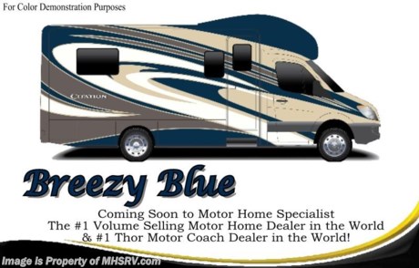 SOLD ID 9-29-14 World&#39;s RV Show Sale Priced Now Through Sept 6th. Call 800-335-6054 for Details. Family Owned &amp; Operated and the #1 Volume Selling Motor Home Dealer in the World as well as the #1 Thor Motor Coach Dealer in the World.  MSRP $129,115. New 2015 Thor Motor Coach Chateau Citation Sprinter Diesel. Model 24SR. This RV measures approximately 24 ft. 10in. in length &amp; features 2 slide-out rooms, frameless windows and a large mid-ship TV on a slide. Optional equipment includes the beautiful full body paint exterior, diesel generator, LCD TV in bedroom, wood dash appliqu&#233;, holding tanks with heat pads, exterior TV, attic fan &amp; second auxiliary battery.  The all new 2015 Chateau Citation Sprinter also features a turbo diesel engine, AM/FM/CD, power windows &amp; locks, keyless entry &amp; much more. For additional coach information, brochures, window sticker, videos, photos, Chateau reviews &amp; testimonials as well as additional information about Motor Home Specialist and our manufacturers please visit us at MHSRV .com or call 800-335-6054. At Motor Home Specialist we DO NOT charge any prep or orientation fees like you will find at other dealerships. All sale prices include a 200 point inspection, interior &amp; exterior wash &amp; detail of vehicle, a thorough coach orientation with an MHS technician, an RV Starter&#39;s kit, a nights stay in our delivery park featuring landscaped and covered pads with full hook-ups and much more. WHY PAY MORE?... WHY SETTLE FOR LESS?