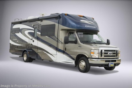 /TX 6-30-15 &lt;a href=&quot;http://www.mhsrv.com/thor-motor-coach/&quot;&gt;&lt;img src=&quot;http://www.mhsrv.com/images/sold-thor.jpg&quot; width=&quot;383&quot; height=&quot;141&quot; border=&quot;0&quot;/&gt;&lt;/a&gt;
&lt;iframe width=&quot;400&quot; height=&quot;300&quot; src=&quot;https://www.youtube.com/embed/bc9IRw48mYc&quot; frameborder=&quot;0&quot; allowfullscreen&gt;&lt;/iframe&gt; *These ARE actual photos of this unit #9311. Family Owned &amp; Operated and the #1 Volume Selling Motor Home Dealer in the World as well as the #1 Thor Motor Coach Dealer in the World.   &lt;object width=&quot;400&quot; height=&quot;300&quot;&gt;&lt;param name=&quot;movie&quot; value=&quot;http://www.youtube.com/v/_D_MrYPO4yY?version=3&amp;amp;hl=en_US&quot;&gt;&lt;/param&gt;&lt;param name=&quot;allowFullScreen&quot; value=&quot;true&quot;&gt;&lt;/param&gt;&lt;param name=&quot;allowscriptaccess&quot; value=&quot;always&quot;&gt;&lt;/param&gt;&lt;embed src=&quot;http://www.youtube.com/v/_D_MrYPO4yY?version=3&amp;amp;hl=en_US&quot; type=&quot;application/x-shockwave-flash&quot; width=&quot;400&quot; height=&quot;300&quot; allowscriptaccess=&quot;always&quot; allowfullscreen=&quot;true&quot;&gt;&lt;/embed&gt;&lt;/object&gt;   MSRP $123,350. New 2015 Chateau Citation B+ RV Model 29TB. This RV measures approximately 31&#39; 7&quot; in length with Ford E-450 chassis &amp; Ford Triton V-10 engine. Optional equipment includes the beautiful full body paint exterior, full automatic hydraulic leveling jacks, power driver&#39;s chair, attic fan, upgraded 15.0 BTU ducted roof A/C unit, child seat tether, heated holding tanks, spare tire, exterior entertainment center, and second auxiliary battery. For additional coach information, brochures, window sticker, videos, photos, Chateau reviews &amp; testimonials as well as additional information about Motor Home Specialist and our manufacturers please visit us at MHSRV .com or call 800-335-6054. At Motor Home Specialist we DO NOT charge any prep or orientation fees like you will find at other dealerships. All sale prices include a 200 point inspection, interior &amp; exterior wash &amp; detail of vehicle, a thorough coach orientation with an MHS technician, an RV Starter&#39;s kit, a nights stay in our delivery park featuring landscaped and covered pads with full hook-ups and much more. WHY PAY MORE?... WHY SETTLE FOR LESS?