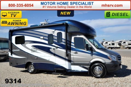 /HI 2/23/15 &lt;a href=&quot;http://www.mhsrv.com/thor-motor-coach/&quot;&gt;&lt;img src=&quot;http://www.mhsrv.com/images/sold-thor.jpg&quot; width=&quot;383&quot; height=&quot;141&quot; border=&quot;0&quot;/&gt;&lt;/a&gt;
Receive a $2,000 VISA Gift Card with purchase from Motor Home Specialist. Offer ends Feb. 28th, 2015. Family Owned &amp; Operated and the #1 Volume Selling Motor Home Dealer in the World as well as the #1 Thor Motor Coach Dealer in the World. MSRP $127,502. New 2015 Thor Motor Coach Chateau Citation Sprinter Diesel. Model 24SA. This RV measures approximately 24 ft. 6 in. in length &amp; features a slide-out room, frameless windows and a booth dinette. Optional equipment includes the beautiful full body paint exterior, diesel generator, LCD TV in bedroom, child safety tether, holding tanks with heat pads, exterior TV &amp; second auxiliary battery.  The all new 2015 Chateau Citation Sprinter also features a turbo diesel engine, AM/FM/CD, power windows &amp; locks, wood dash appliqu&#233;, keyless entry &amp; much more. For additional coach information, brochures, window sticker, videos, photos, Chateau reviews &amp; testimonials as well as additional information about Motor Home Specialist and our manufacturers please visit us at MHSRV .com or call 800-335-6054. At Motor Home Specialist we DO NOT charge any prep or orientation fees like you will find at other dealerships. All sale prices include a 200 point inspection, interior &amp; exterior wash &amp; detail of vehicle, a thorough coach orientation with an MHS technician, an RV Starter&#39;s kit, a nights stay in our delivery park featuring landscaped and covered pads with full hook-ups and much more. WHY PAY MORE?... WHY SETTLE FOR LESS?