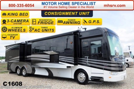 /TX 9/25/14 &lt;a href=&quot;http://www.mhsrv.com/thor-motor-coach/&quot;&gt;&lt;img src=&quot;http://www.mhsrv.com/images/sold-thor.jpg&quot; width=&quot;383&quot; height=&quot;141&quot; border=&quot;0&quot;/&gt;&lt;/a&gt; **Consignment** Used Thor Motor Coach RV for Sale- 2012 Thor Motor Coach Tuscany 42FK with 4 slides and 18,051 miles. This RV is approximately 43 feet in length with a 450HP Cummins diesel generator, Freightliner raised rail chassis with tag axle, power mirrors with heat, GPS, 8KW Onan generator with 604 hours and AGS, power patio awning, window awnings, slide-out room toppers, gas/electric water heater, 50 Amp power cord reel, pass-thru storage with side swing baggage doors, full length slide-out cargo tray, aluminum wheels, 10K lb. hitch, automatic hydraulic leveling system, 3 camera monitoring system, Magnum inverter, exterior entertainment center, ceramic tile floors, dual pane windows, fireplace, convection microwave, solid surface counters, residential refrigerator, king pillow top mattress, 3 ducted roof A/Cs with heat pumps and 3 LCD TVs. For additional information and photos please visit Motor Home Specialist at www.MHSRV .com or call 800-335-6054.