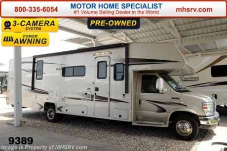 /KY 8/25/14 &lt;a href=&quot;http://www.mhsrv.com/coachmen-rv/&quot;&gt;&lt;img src=&quot;http://www.mhsrv.com/images/sold-coachmen.jpg&quot; width=&quot;383&quot; height=&quot;141&quot; border=&quot;0&quot;/&gt;&lt;/a&gt; Used Coachmen RV for Sale- 2009 Coachmen Leprechaun 320DS with 2 slides and 38,146 miles. This RV is approximately 33 feet in length with a 6.8L Ford engine, Ford 450 chassis, power mirrors with heat, power windows and locks, 4KW Onan generator, power patio awning, window awnings, slide-out room topper, water heater, pass-thru storage, Ride-Rite Air assist, exterior shower, LED running lights, 5K lb. hitch, exterior speakers, 3camera monitoring system, black tank rinsing system, water filtration system, cab over bunk, ducted roof A/C soft touch ceilings, 2 LCD TVs and DVD players. For additional information and photos please visit Motor Home Specialist at www.MHSRV .com or call 800-335-6054.
