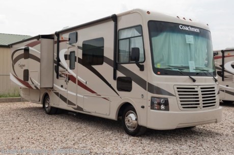 /TX 12/29 &lt;a href=&quot;http://www.mhsrv.com/coachmen-rv/&quot;&gt;&lt;img src=&quot;http://www.mhsrv.com/images/sold-coachmen.jpg&quot; width=&quot;383&quot; height=&quot;141&quot; border=&quot;0&quot;/&gt;&lt;/a&gt;
Receive a $1,000 VISA Gift Card with purchase from Motor Home Specialist &amp; (2) 24 inch LED TVs with DVD players for the bunks while supplies last. MHSRV is donating $1,000 to Cook Children&#39;s Hospital for every new RV sold in the month of December, 2014 helping surpass our 3rd annual goal total of over 1/2 million dollars! Family Owned &amp; Operated and the #1 Volume Selling Motor Home Dealer in the World as well as the #1 Coachmen Dealer in the World.  &lt;object width=&quot;400&quot; height=&quot;300&quot;&gt;&lt;param name=&quot;movie&quot; value=&quot;//www.youtube.com/v/b3NiSti3EzA?hl=en_US&amp;amp;version=3&quot;&gt;&lt;/param&gt;&lt;param name=&quot;allowFullScreen&quot; value=&quot;true&quot;&gt;&lt;/param&gt;&lt;param name=&quot;allowscriptaccess&quot; value=&quot;always&quot;&gt;&lt;/param&gt;&lt;embed src=&quot;//www.youtube.com/v/b3NiSti3EzA?hl=en_US&amp;amp;version=3&quot; type=&quot;application/x-shockwave-flash&quot; width=&quot;400&quot; height=&quot;300&quot; allowscriptaccess=&quot;always&quot; allowfullscreen=&quot;true&quot;&gt;&lt;/embed&gt;&lt;/object&gt; MSRP $117,162. The All New 2015 Coachmen Pursuit 33BHP. This all new Class A bunk house motor home has 2 slide-outs, is approximately 33 feet in length and is powered by a Ford V-10 engine, Ford chassis. Options include the Tan Color Glass exterior graphics, bedroom TV, side cameras, frameless windows, power heated mirrors, automatic leveling, 5.5KW Onan generator, 50 Amp service, 2nd A/C, an exterior TV and the beautiful Cognac Maple wood package. Each Pursuit comes standard with a power drop down overhead bunk, pull out pantry, mud room, large flat panel TV, oversized exterior compartments, reclining/swivel pilot seats, pet feeding center, double bowl kitchen sink,  3 burner range, power bath vent, coach command center, back up monitor, power entrance step, power patio awning, 5,000 pound hitch with 7 way plug, rear ladder and much more. For additional coach information, brochures, window sticker, videos, photos, Pursuit reviews &amp; testimonials as well as additional information about Motor Home Specialist and our manufacturers please visit us at MHSRV .com or call 800-335-6054. At Motor Home Specialist we DO NOT charge any prep or orientation fees like you will find at other dealerships. All sale prices include a 200 point inspection, interior &amp; exterior wash &amp; detail of vehicle, a thorough coach orientation with an MHS technician, an RV Starter&#39;s kit, a nights stay in our delivery park featuring landscaped and covered pads with full hook-ups and much more. WHY PAY MORE?... WHY SETTLE FOR LESS?