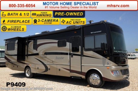 /TX 7/30/14 &lt;a href=&quot;http://www.mhsrv.com/coachmen-rv/&quot;&gt;&lt;img src=&quot;http://www.mhsrv.com/images/sold-coachmen.jpg&quot; width=&quot;383&quot; height=&quot;141&quot; border=&quot;0&quot;/&gt;&lt;/a&gt; Fleetwood RV for Sale- 2014 Fleetwood Bounder 35K with 2 slides and 6,564 miles. This bath &amp; 1/2 RV is approximately 36 feet in length with a Ford V10 engine, Ford chassis, power mirrors with heat, power visors, 5.5KW Onan generator with 82 hours, power patio awning, slide-out room toppers, gas/electric water heater, pass-thru storage with side swing baggage doors, aluminum wheels, exterior shower, solar panel, 5K lb. hitch, automatic hydraulic leveling system, 3 camera monitoring system, inverter, dual pane windows, fireplace, solid surface counters, convection microwave, 4 door refrigerator, 2 ducted roof A/Cs with heat pump and 2 LED TVs. For additional information and photos please visit Motor Home Specialist at www.MHSRV .com or call 800-335-6054.