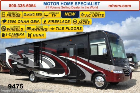 /TX 6/19/15 &lt;a href=&quot;http://www.mhsrv.com/coachmen-rv/&quot;&gt;&lt;img src=&quot;http://www.mhsrv.com/images/sold-coachmen.jpg&quot; width=&quot;383&quot; height=&quot;141&quot; border=&quot;0&quot;/&gt;&lt;/a&gt;
Family Owned &amp; Operated and the #1 Volume Selling Motor Home Dealer in the World as well as the #1 Coachmen Dealer in the World.  &lt;object width=&quot;400&quot; height=&quot;300&quot;&gt;&lt;param name=&quot;movie&quot; value=&quot;http://www.youtube.com/v/fBpsq4hH-Ws?version=3&amp;amp;hl=en_US&quot;&gt;&lt;/param&gt;&lt;param name=&quot;allowFullScreen&quot; value=&quot;true&quot;&gt;&lt;/param&gt;&lt;param name=&quot;allowscriptaccess&quot; value=&quot;always&quot;&gt;&lt;/param&gt;&lt;embed src=&quot;http://www.youtube.com/v/fBpsq4hH-Ws?version=3&amp;amp;hl=en_US&quot; type=&quot;application/x-shockwave-flash&quot; width=&quot;400&quot; height=&quot;300&quot; allowscriptaccess=&quot;always&quot; allowfullscreen=&quot;true&quot;&gt;&lt;/embed&gt;&lt;/object&gt; MSRP $163,954. New 2015 Coachmen Encounter. Model 36BH. This Luxury Class A Bunk Model RV measures approximately 37 feet 4 inches in length and features (3) slide-out rooms, bunk beds that fold up into a closet when not in use, fireplace &amp; king bed.  New features for 2015 include a fiberglass roof, LED ceiling lights, frameless windows, upgraded tile, Carefree slide toppers &amp; awning and more.  Optional equipment includes the beautiful full body paint, TV/DVD player for each bunk, valve stem extensions, dual pane windows, 6 way power driver seat, upgraded mattress, home theater system with subwoofer, exterior entertainment center, Diamond Shield Paint Protection, Travel Easy Roadside Assistance as well as the stainless steel package which features a convection microwave, cook top and residential refrigerator. You will also find a powerful Triton V-10 Ford, 22-Series chassis, aluminum wheels, 5500 Onan generator, bedroom LCD TV, backsplash, solid surface counter tops, power patio awning, roof ladder, heated remote exterior mirrors, automatic leveling jacks, side cameras &amp; much more. For additional coach information, brochure, window sticker, videos, photos, Encounter customer reviews &amp; testimonials please visit Motor Home Specialist at MHSRV .com or call 800-335-6054. At MHS we DO NOT charge any prep or orientation fees like you will find at other dealerships. All sale prices include a 200 point inspection, interior &amp; exterior wash &amp; detail of vehicle, a thorough coach orientation with an MHS technician, an RV Starter&#39;s kit, a nights stay in our delivery park featuring landscaped and covered pads with full hook-ups and much more. WHY PAY MORE?... WHY SETTLE FOR LESS?