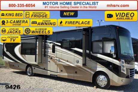 &lt;a href=&quot;http://www.mhsrv.com/thor-motor-coach/&quot;&gt;&lt;img src=&quot;http://www.mhsrv.com/images/sold-thor.jpg&quot; width=&quot;383&quot; height=&quot;141&quot; border=&quot;0&quot;/&gt;&lt;/a&gt;   Receive a $2,000 VISA Gift Card with purchase from Motor Home Specialist while supplies last.  &lt;object width=&quot;400&quot; height=&quot;300&quot;&gt;&lt;param name=&quot;movie&quot; value=&quot;//www.youtube.com/v/bN591K_alkM?hl=en_US&amp;amp;version=3&quot;&gt;&lt;/param&gt;&lt;param name=&quot;allowFullScreen&quot; value=&quot;true&quot;&gt;&lt;/param&gt;&lt;param name=&quot;allowscriptaccess&quot; value=&quot;always&quot;&gt;&lt;/param&gt;&lt;embed src=&quot;//www.youtube.com/v/bN591K_alkM?hl=en_US&amp;amp;version=3&quot; type=&quot;application/x-shockwave-flash&quot; width=&quot;400&quot; height=&quot;300&quot; allowscriptaccess=&quot;always&quot; allowfullscreen=&quot;true&quot;&gt;&lt;/embed&gt;&lt;/object&gt;  #1 Volume Selling Motor Home Dealer in the World. Call 800-335-6054 or visit MHSRV .com for our Upfront &amp; Everyday Low Sale Prices!  MSRP $171,489. The new 2015 Thor Motor Coach Challenger features frameless windows, Flexsteel driver and passenger&#39;s chairs, detachable shore cord, 100 gallon fresh water tank, exterior speakers, LED lighting, beautiful decor, Whirlpool microwave, residential refrigerator, 1800 Watt inverter and a bedroom TV. This luxury RV measures approximately 38 feet 1 inch in length and features (3) slide-out rooms, free standing dinette, sofa with air bed, fireplace and a 40&quot; LCD TV with sound bar! Optional equipment includes the Peppercorn full body paint exterior, frameless dual pane windows, electric overhead Hide-Away Bunk and a 3-burner range with oven. The 2015 Thor Motor Coach Challenger also features one of the most impressive lists of standard equipment in the RV industry including a Ford Triton V-10 engine, 5-speed automatic transmission, 22-Series ford chassis with aluminum wheels, fully automatic hydraulic leveling system, electric patio awning with LED lighting, side hinged baggage doors, exterior entertainment package, iPod docking station, DVD, LCD TVs, day/night shades, solid surface kitchen counter, dual roof A/C units, 5500 Onan generator, gas/electric water heater, heated and enclosed holding tanks and much more. For additional coach information, brochure, window sticker, videos, photos, reviews &amp; testimonials please visit Motor Home Specialist at MHSRV .com or call 800-335-6054. At MHS we DO NOT charge any prep or orientation fees like you will find at other dealerships. All sale prices include a 200 point inspection, interior &amp; exterior wash &amp; detail of vehicle, a thorough coach orientation with an MHS technician, an RV Starter&#39;s kit, a nights stay in our delivery park featuring landscaped and covered pads with full hook-ups and much more. WHY PAY MORE?... WHY SETTLE FOR LESS?  &lt;object width=&quot;400&quot; height=&quot;300&quot;&gt;&lt;param name=&quot;movie&quot; value=&quot;//www.youtube.com/v/VZXdH99Xe00?hl=en_US&amp;amp;version=3&quot;&gt;&lt;/param&gt;&lt;param name=&quot;allowFullScreen&quot; value=&quot;true&quot;&gt;&lt;/param&gt;&lt;param name=&quot;allowscriptaccess&quot; value=&quot;always&quot;&gt;&lt;/param&gt;&lt;embed src=&quot;//www.youtube.com/v/VZXdH99Xe00?hl=en_US&amp;amp;version=3&quot; type=&quot;application/x-shockwave-flash&quot; width=&quot;400&quot; height=&quot;300&quot; allowscriptaccess=&quot;always&quot; allowfullscreen=&quot;true&quot;&gt;&lt;/embed&gt;&lt;/object&gt;