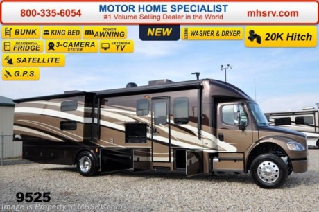 /TX 5-21-15 &lt;a href=&quot;http://www.mhsrv.com/other-rvs-for-sale/dynamax-rv/&quot;&gt;&lt;img src=&quot;http://www.mhsrv.com/images/sold-dynamax.jpg&quot; width=&quot;383&quot; height=&quot;141&quot; border=&quot;0&quot;/&gt;&lt;/a&gt;
Family Owned &amp; Operated and the #1 Volume Selling Motor Home Dealer in the World as well as the #1 Dynamax DX3 Dealer in the World.   &lt;object width=&quot;400&quot; height=&quot;300&quot;&gt;&lt;param name=&quot;movie&quot; value=&quot;http://www.youtube.com/v/fBpsq4hH-Ws?version=3&amp;amp;hl=en_US&quot;&gt;&lt;/param&gt;&lt;param name=&quot;allowFullScreen&quot; value=&quot;true&quot;&gt;&lt;/param&gt;&lt;param name=&quot;allowscriptaccess&quot; value=&quot;always&quot;&gt;&lt;/param&gt;&lt;embed src=&quot;http://www.youtube.com/v/fBpsq4hH-Ws?version=3&amp;amp;hl=en_US&quot; type=&quot;application/x-shockwave-flash&quot; width=&quot;400&quot; height=&quot;300&quot; allowscriptaccess=&quot;always&quot; allowfullscreen=&quot;true&quot;&gt;&lt;/embed&gt;&lt;/object&gt;
 MSRP $290,473. 2015 DynaMax DX3. Perhaps the most luxurious Super C bunk model motor home on the market! This Model 37BHHD is approximately 39 feet 2 inches in length with 2 slides and is powered by a 9.0L Cummins 350HP diesel engine with 1,000 lbs. of torque &amp; massive 33,000 lb. Freightliner M-2 chassis with 20,000 lb. hitch. Options include the Smokey Topaz full body exterior 4-Color package, Captiva Sands interior, 2 bunk CD/DVD players, stackable washer dryer, 8 KW Onan diesel generator, Bilstein Shocks and MCD blinds. The DX3 also features a Early American Cherry wood package, an exterior LCD TV &amp; entertainment center, king size Serta Mattress, Jacobs C-Brake with low/off/high dash switch, Allison transmission, air brakes with 4 wheel ABS, twin 50 gallon aluminum fuel tanks, electric power windows, 4 point fully automatic hydraulic leveling jacks, remote keyless pad at entry door, 40 inch LCD TV in the living area, Blue-Ray home theater system, In-Motion satellite, Flush mounted LED ceiling lights, solid surface countertops, convection microwave, Frigidaire 23 Cu. Ft. residential french door refrigerator with pull out freezer drawer with water and ice dispenser, touch screen premium AM/FM/CD/DVD radio, GPS with color monitor, color back-up camera, two color side view cameras and a 1,800 Watt inverter. For additional coach information, brochures, window sticker, videos, photos, DX3 reviews &amp; testimonials as well as additional information about Motor Home Specialist and our manufacturers please visit us at MHSRV .com or call 800-335-6054. At Motor Home Specialist we DO NOT charge any prep or orientation fees like you will find at other dealerships. All sale prices include a 200 point inspection, interior &amp; exterior wash &amp; detail of vehicle, a thorough coach orientation with an MHS technician, an RV Starter&#39;s kit, a nights stay in our delivery park featuring landscaped and covered pads with full hook-ups and much more. WHY PAY MORE?... WHY SETTLE FOR LESS?