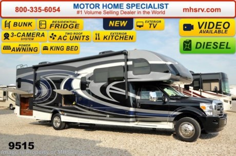 /TX 10/15/14 &lt;a href=&quot;http://www.mhsrv.com/thor-motor-coach/&quot;&gt;&lt;img src=&quot;http://www.mhsrv.com/images/sold-thor.jpg&quot; width=&quot;383&quot; height=&quot;141&quot; border=&quot;0&quot;/&gt;&lt;/a&gt;
Family Owned &amp; Operated and the #1 Volume Selling Motor Home Dealer in the World as well as the #1 Thor Motor Coach Dealer in the World. &lt;object width=&quot;400&quot; height=&quot;300&quot;&gt;&lt;param name=&quot;movie&quot; value=&quot;//www.youtube.com/v/U2vRrY8X8lc?hl=en_US&amp;amp;version=3&quot;&gt;&lt;/param&gt;&lt;param name=&quot;allowFullScreen&quot; value=&quot;true&quot;&gt;&lt;/param&gt;&lt;param name=&quot;allowscriptaccess&quot; value=&quot;always&quot;&gt;&lt;/param&gt;&lt;embed src=&quot;//www.youtube.com/v/U2vRrY8X8lc?hl=en_US&amp;amp;version=3&quot; type=&quot;application/x-shockwave-flash&quot; width=&quot;400&quot; height=&quot;300&quot; allowscriptaccess=&quot;always&quot; allowfullscreen=&quot;true&quot;&gt;&lt;/embed&gt;&lt;/object&gt; MSRP $160,007. 2015 Thor Motor Coach 35SB Super C model motorhome with slide and bunk beds with dual 13&quot; LED TVs &amp; DVD players. This unit is powered by the powerful 300 HP Powerstroke 6.7L diesel engine with 660 lb. ft. of torque. It rides on a Ford F-550 chassis with a 6-speed automatic transmission and boast a big 10,000 lb. hitch, rear pass-thru MEGA-Storage, extreme duty 4 wheel ABS disc brakes and an electronic brake controller integrated into the dash. Options include the beautiful full body paint exterior, (2) power attic fans, dual child safety seat tethers and an exterior kitchen with includes refrigerator, sink and portable gas grill. The Chateau 35SB is approximately 35 feet 11 inches long and also features a Dream dinette, sofa, exterior entertainment center, dual roof air conditioners, power patio awning, one-touch automatic leveling system, residential refrigerator, over the range microwave, solid surface countertop, touch screen AM/FM/CD/MP3 player, back-up monitor with side view cameras, remote heated exterior mirrors, power windows and locks, leatherette driver &amp; passenger captain&#39;s chairs, fiberglass running boards, soft touch ceilings, heavy duty ball bearing drawer guides, bedroom LED TV, large LED TV in the living area, an 1800-watt power inverter, heated holding tanks and a king sized bed. For additional coach information, brochure, window sticker, videos, photos &amp; reviews &amp; testimonials please visit Motor Home Specialist at MHSRV .com or call 800-335-6054. At MHS we DO NOT charge any prep or orientation fees like you will find at other dealerships. All sale prices include a 200 point inspection, interior &amp; exterior wash &amp; detail of vehicle, a thorough coach orientation with an MHS technician, an RV Starter&#39;s kit, a nights stay in our delivery park featuring landscaped and covered pads with full hook-ups and much more. WHY PAY MORE?... WHY SETTLE FOR LESS? &lt;object width=&quot;400&quot; height=&quot;300&quot;&gt;&lt;param name=&quot;movie&quot; value=&quot;//www.youtube.com/v/VZXdH99Xe00?hl=en_US&amp;amp;version=3&quot;&gt;&lt;/param&gt;&lt;param name=&quot;allowFullScreen&quot; value=&quot;true&quot;&gt;&lt;/param&gt;&lt;param name=&quot;allowscriptaccess&quot; value=&quot;always&quot;&gt;&lt;/param&gt;&lt;embed src=&quot;//www.youtube.com/v/VZXdH99Xe00?hl=en_US&amp;amp;version=3&quot; type=&quot;application/x-shockwave-flash&quot; width=&quot;400&quot; height=&quot;300&quot; allowscriptaccess=&quot;always&quot; allowfullscreen=&quot;true&quot;&gt;&lt;/embed&gt;&lt;/object&gt; 