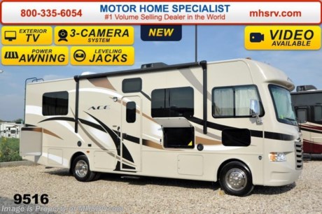 /CA 4/20/15 &lt;a href=&quot;http://www.mhsrv.com/thor-motor-coach/&quot;&gt;&lt;img src=&quot;http://www.mhsrv.com/images/sold-thor.jpg&quot; width=&quot;383&quot; height=&quot;141&quot; border=&quot;0&quot;/&gt;&lt;/a&gt;
  Receive a $1,000 VISA Gift Card with purchase from Motor Home Specialist while supplies last.  Family Owned &amp; Operated and the #1 Volume Selling Motor Home Dealer in the World as well as the #1 Thor Motor Coach Dealer in the World. &lt;object width=&quot;400&quot; height=&quot;300&quot;&gt;&lt;param name=&quot;movie&quot; value=&quot;http://www.youtube.com/v/fBpsq4hH-Ws?version=3&amp;amp;hl=en_US&quot;&gt;&lt;/param&gt;&lt;param name=&quot;allowFullScreen&quot; value=&quot;true&quot;&gt;&lt;/param&gt;&lt;param name=&quot;allowscriptaccess&quot; value=&quot;always&quot;&gt;&lt;/param&gt;&lt;embed src=&quot;http://www.youtube.com/v/fBpsq4hH-Ws?version=3&amp;amp;hl=en_US&quot; type=&quot;application/x-shockwave-flash&quot; width=&quot;400&quot; height=&quot;300&quot; allowscriptaccess=&quot;always&quot; allowfullscreen=&quot;true&quot;&gt;&lt;/embed&gt;&lt;/object&gt; MSRP $105,003. New 2015 Thor Motor Coach A.C.E. Model EVO 29.2 with a slide-out room. The A.C.E. is the class A &amp; C Evolution. It Combines many of the most popular features of a class A motor home and a class C motor home to make something truly unique to the RV industry. This unit measures approximately 29 feet 7 inches in length. Optional equipment includes beautiful HD-Max exterior, exterior entertainment center, upgraded 15.0 BTU ducted roof A/C unit, second auxiliary battery and (2) 12V attic fans. The A.C.E. also features a Ford Triton V-10 engine, frameless windows, power charging station, drop down overhead bunk, power side mirrors with integrated side view cameras, hydraulic leveling jacks, a mud-room, exterior mega-storage, roof ladder, 4000 Onan Micro-Quiet generator, electric patio awning with integrated LED lights, AM/FM/CD, reclining swivel leatherette captain&#39;s chairs, stainless steel wheel liners, hitch, booth dinette, systems control center, valve stem extenders, refrigerator, microwave, water heater, one-piece windshield with &quot;20/20 vision&quot; front cap that helps eliminate heat and sunlight from getting into the drivers vision, floor level cockpit window for better visibility while turning, a &quot;below floor&quot; furnace and water heater helping keep the noise to an absolute minimum and the exhaust away from the kids and pets, cockpit mirrors, slide-out workstation in the dash and much more.  For additional coach information, brochure, window sticker, videos, photos, reviews &amp; testimonials please visit Motor Home Specialist at MHSRV .com or call 800-335-6054. At MHS we DO NOT charge any prep or orientation fees like you will find at other dealerships. All sale prices include a 200 point inspection, interior &amp; exterior wash &amp; detail of vehicle, a thorough coach orientation with an MHS technician, an RV Starter&#39;s kit, a nights stay in our delivery park featuring landscaped and covered pads with full hook-ups and much more. WHY PAY MORE?... WHY SETTLE FOR LESS?
