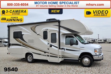 /LA 6-4-15 &lt;a href=&quot;http://www.mhsrv.com/thor-motor-coach/&quot;&gt;&lt;img src=&quot;http://www.mhsrv.com/images/sold-thor.jpg&quot; width=&quot;383&quot; height=&quot;141&quot; border=&quot;0&quot;/&gt;&lt;/a&gt;
Receive a $1,000 VISA Gift Card with purchase from Motor Home Specialist while supplies last. #1 Volume Selling Motor Home Dealer in the World. MSRP $83,128. New 2015 Thor Motor Coach Chateau Class C RV. Model 22E with Ford E-350 chassis &amp; Ford Triton V-10 engine. This unit measures approximately 23 feet 11 inches in length. Optional equipment includes the amazing HD-Max color exterior, convection microwave, leatherette U-shaped dinette, child safety tether, exterior shower, heated holding tanks, second auxiliary battery, wheel liners, valve stem extenders, keyless entry, spare tire, back-up monitor, heated remote exterior mirrors with integrated side view cameras, leatherette driver &amp; passenger chairs, cockpit carpet mat and wood dash appliqu&#233;. The Chateau Class C RV has an incredible list of standard features for 2015 including Mega exterior storage, power windows and locks, gas/electric water heater, large TV on a swivel in the over head cab (N/A with cab over entertainment center), auto transfer switch, power patio awning with integrated LED lighting, double door refrigerator, skylight, 4000 Onan Micro Quiet generator, slick fiberglass exterior, full extension drawer glides, roof ladder, bedspread &amp; pillow shams, power vent and much more. FOR ADDITIONAL INFORMATION, PHOTOS &amp; VIDEOS Please visit Motor Home Specialist at  MHSRV .com or Call 800-335-6054. At Motor Home Specialist we DO NOT charge any prep or orientation fees like you will find at other dealerships. All sale prices include a 200 point inspection, interior &amp; exterior wash &amp; detail of vehicle, a thorough coach orientation with an MHS technician, an RV Starter&#39;s kit, a nights stay in our delivery park featuring landscaped and covered pads with full hook-ups and much more! Read From Thousands of Testimonials at MHSRV .com and See What They Had to Say About Their Experience at Motor Home Specialist. WHY PAY MORE?...... WHY SETTLE FOR LESS? 