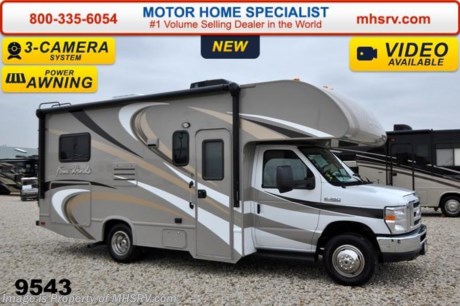 /TX 9-1-15 &lt;a href=&quot;http://www.mhsrv.com/thor-motor-coach/&quot;&gt;&lt;img src=&quot;http://www.mhsrv.com/images/sold-thor.jpg&quot; width=&quot;383&quot; height=&quot;141&quot; border=&quot;0&quot;/&gt;&lt;/a&gt;
World&#39;s RV Show Sale Priced Now Through Sept 12, 2015. Call 800-335-6054 for Details. #1 Volume Selling Motor Home Dealer in the World. MSRP $83,128. New 2015 Thor Motor Coach Four Winds Class C RV. Model 22E with Ford E-350 chassis &amp; Ford Triton V-10 engine. This unit measures approximately 23 feet 11 inches in length. Optional equipment includes the amazing HD-Max color exterior, convection microwave, leatherette U-shaped dinette, child safety tether, exterior shower, heated holding tanks, second auxiliary battery, wheel liners, valve stem extenders, keyless entry, spare tire, back-up monitor, heated remote exterior mirrors with integrated side view cameras, leatherette driver &amp; passenger chairs, cockpit carpet mat and wood dash appliqu&#233;. The Four Winds Class C RV has an incredible list of standard features for 2015 including Mega exterior storage, power windows and locks, gas/electric water heater, large TV on a swivel in the over head cab (N/A with cab over entertainment center), auto transfer switch, power patio awning with integrated LED lighting, double door refrigerator, skylight, 4000 Onan Micro Quiet generator, slick fiberglass exterior, full extension drawer glides, roof ladder, bedspread &amp; pillow shams, power vent and much more. FOR ADDITIONAL INFORMATION, PHOTOS &amp; VIDEOS Please visit Motor Home Specialist at  MHSRV .com or Call 800-335-6054. At Motor Home Specialist we DO NOT charge any prep or orientation fees like you will find at other dealerships. All sale prices include a 200 point inspection, interior &amp; exterior wash &amp; detail of vehicle, a thorough coach orientation with an MHS technician, an RV Starter&#39;s kit, a nights stay in our delivery park featuring landscaped and covered pads with full hook-ups and much more! Read From Thousands of Testimonials at MHSRV .com and See What They Had to Say About Their Experience at Motor Home Specialist. WHY PAY MORE?...... WHY SETTLE FOR LESS? 