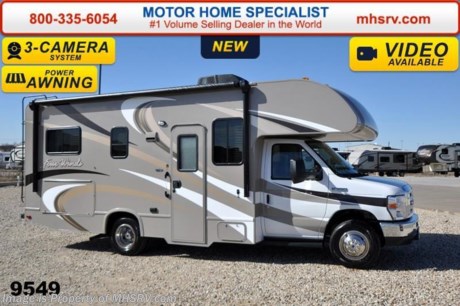 /LA 6/15/15 &lt;a href=&quot;http://www.mhsrv.com/thor-motor-coach/&quot;&gt;&lt;img src=&quot;http://www.mhsrv.com/images/sold-thor.jpg&quot; width=&quot;383&quot; height=&quot;141&quot; border=&quot;0&quot;/&gt;&lt;/a&gt;
Family Owned &amp; Operated and the #1 Volume Selling Motor Home Dealer in the World as well as the #1 Thor Motor Coach Dealer in the World.  &lt;object width=&quot;400&quot; height=&quot;300&quot;&gt;&lt;param name=&quot;movie&quot; value=&quot;//www.youtube.com/v/zb5_686Rceo?version=3&amp;amp;hl=en_US&quot;&gt;&lt;/param&gt;&lt;param name=&quot;allowFullScreen&quot; value=&quot;true&quot;&gt;&lt;/param&gt;&lt;param name=&quot;allowscriptaccess&quot; value=&quot;always&quot;&gt;&lt;/param&gt;&lt;embed src=&quot;//www.youtube.com/v/zb5_686Rceo?version=3&amp;amp;hl=en_US&quot; type=&quot;application/x-shockwave-flash&quot; width=&quot;400&quot; height=&quot;300&quot; allowscriptaccess=&quot;always&quot; allowfullscreen=&quot;true&quot;&gt;&lt;/embed&gt;&lt;/object&gt; MSRP $86,346. New 2015 Thor Motor Coach Four Winds Class C RV. Model 23U with Ford E-350 chassis &amp; Ford Triton V-10 engine. This unit measures approximately 24 feet 10 inches in length. Optional equipment includes a convection microwave, leatherette U-shaped dinette, child safety tether, 15.0 BTU upgraded A/C, exterior shower, heated holding tanks, second auxiliary battery, wheel liners, keyless cab entry, valve stem extenders, spare tire, heated remote exterior mirrors with integrated side view cameras, back up monitor, leatherette driver &amp; passenger seats, cockpit carpet mat &amp; wood dash appliqu&#233;. The Four Winds Class C RV has an incredible list of standard features for 2015 including Mega exterior storage, power windows and locks, gas/electric water heater, large TV with DVD player on a swivel in the over head cab (N/A with cab over entertainment center), auto transfer switch, power patio awning with integrated LED lighting, double door refrigerator, skylight, 4000 Onan Micro Quiet generator, 5,000 lb. hitch, slick fiberglass exterior, full extension drawer glides, roof ladder, bedspread &amp; pillow shams, power vent and much more. FOR ADDITIONAL INFORMATION, PHOTOS &amp; VIDEOS Please visit Motor Home Specialist at  MHSRV .com or Call 800-335-6054. At Motor Home Specialist we DO NOT charge any prep or orientation fees like you will find at other dealerships. All sale prices include a 200 point inspection, interior &amp; exterior wash &amp; detail of vehicle, a thorough coach orientation with an MHS technician, an RV Starter&#39;s kit, a nights stay in our delivery park featuring landscaped and covered pads with full hook-ups and much more! Read From Thousands of Testimonials at MHSRV .com and See What They Had to Say About Their Experience at Motor Home Specialist. WHY PAY MORE?...... WHY SETTLE FOR LESS?