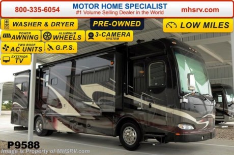 /MT 10/14/14 &lt;a href=&quot;http://www.mhsrv.com/thor-motor-coach/&quot;&gt;&lt;img src=&quot;http://www.mhsrv.com/images/sold-thor.jpg&quot; width=&quot;383&quot; height=&quot;141&quot; border=&quot;0&quot;/&gt;&lt;/a&gt;
Used Thor Motor Coach RV for Sale- 2012 Thor Motor Coach Tuscany 36UF with 4 slides and 13,341 miles. This RV is approximately 37 feet in length with a 380 HP Cummins engine, Freightliner raised rail chassis, GPS, 8KW Onan generator with AGS with 215 hours, power patio and door awnings, window awnings, slide-out room toppers, gas/electric water heater, pass-thru storage with side swing baggage doors, full length slide-out cargo trays, aluminum wheels, 10K lb. hitch, automatic hydraulic leveling system, 3 camera monitoring system, exterior entertainment center, Magnum inverter, ceramic tile floors, dual pane windows, solid surface counter, convection microwave, washer/dryer combo, 2 ducted roof A/Cs with heat pumps and 2 LCD TVs. For additional information and photos please visit Motor Home Specialist at www.MHSRV .com or call 800-335-6054.