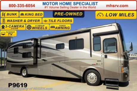 /OH 10/14/14 &lt;a href=&quot;http://www.mhsrv.com/other-rvs-for-sale/mandalay-rv/&quot;&gt;&lt;img src=&quot;http://www.mhsrv.com/images/sold-mandalay.jpg&quot; width=&quot;383&quot; height=&quot;141&quot; border=&quot;0&quot;/&gt;&lt;/a&gt;
Used Mandalay RV for Sale- 2009 Mandalay Presidio 38D with 3 slides and 30,237 miles. This bunk model RV is approximately 39 feet in length with a Cummins 400HP engine, Freightliner raised rail chassis, power mirrors with heat, 8KW Onan generator with 754 hours and AGS, power patio and door awnings, slide-out room toppers, gas/electric water heater, pass-thru storage with side swing baggage doors, full length slide-out cargo tray, aluminum wheels, keyless entry, bay heater, 10K lb. hitch, automatic hydraulic leveling system, 3 camera monitoring system, exterior entertainment center, Magnum inverter, ceramic tile floors, dual pane windows, solid surface counter, convection microwave, washer/dryer combo, king size pillow top mattress, 2 ducted roof A/Cs and 5 LCD TVs. For additional information and photos please visit Motor Home Specialist at www.MHSRV .com or call 800-335-6054.