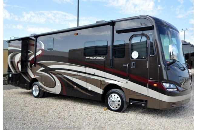 2015 Sportscoach Cross Country 360DL W/Fireplace, Res Fridge, W/D, Sat 2015 Coachmen Sportscoach Cross Country 360dl