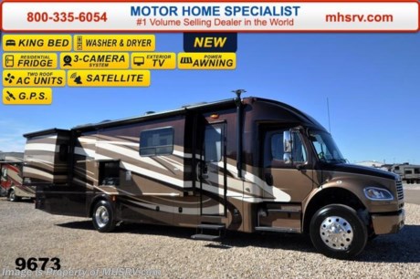 &lt;a href=&quot;http://www.mhsrv.com/other-rvs-for-sale/dynamax-rv/&quot;&gt;&lt;img src=&quot;http://www.mhsrv.com/images/sold-dynamax.jpg&quot; width=&quot;383&quot; height=&quot;141&quot; border=&quot;0&quot;/&gt;&lt;/a&gt; Receive a $2,000 VISA Gift Card with purchase from Motor Home Specialist while supplies last. Family Owned &amp; Operated and the #1 Volume Selling Motor Home Dealer in the World as well as the #1 Dynamax DX3 Dealer in the World.  &lt;object width=&quot;400&quot; height=&quot;300&quot;&gt;&lt;param name=&quot;movie&quot; value=&quot;http://www.youtube.com/v/fBpsq4hH-Ws?version=3&amp;amp;hl=en_US&quot;&gt;&lt;/param&gt;&lt;param name=&quot;allowFullScreen&quot; value=&quot;true&quot;&gt;&lt;/param&gt;&lt;param name=&quot;allowscriptaccess&quot; value=&quot;always&quot;&gt;&lt;/param&gt;&lt;embed src=&quot;http://www.youtube.com/v/fBpsq4hH-Ws?version=3&amp;amp;hl=en_US&quot; type=&quot;application/x-shockwave-flash&quot; width=&quot;400&quot; height=&quot;300&quot; allowscriptaccess=&quot;always&quot; allowfullscreen=&quot;true&quot;&gt;&lt;/embed&gt;&lt;/object&gt;
MSRP $299,500. 2015 DynaMax DX3. Perhaps the most luxurious yet affordable Super C motor home on the market! This Model 37TRS is approximately 39 feet 2 inches in length and is powered by the upgraded 9.0L Cummins 350HP diesel engine with 1,000 lbs. of torque &amp; massive 33,000 lb. Freightliner M-2 chassis with 20,000 lb. hitch. Options include the Smokey Topaz full body exterior 4-Color package, Smokey Topaz interior, Bilstein Shocks, stackable washer dryer, 8 KW Onan diesel generator and MCD day/night roller shades. The DX3 also features a Early American Cherry wood package, 3 slides, an exterior LCD TV &amp; entertainment center, king size Serta Mattress, Jacobs C-Brake with low/off/high dash switch, Allison transmission, air brakes with 4 wheel ABS, twin 50 gallon aluminum fuel tanks, electric power windows, 4 point fully automatic hydraulic leveling jacks, remote keyless pad at entry door, 40 inch LCD TV in the living area, Blue-Ray home theater system, In-Motion satellite, flush mounted LED ceiling lights, solid surface countertops, convection microwave, Frigidaire 23 Cu. Ft. residential french door refrigerator with pull out freezer drawer with water and ice dispenser, touch screen premium AM/FM/CD/DVD radio, GPS with color monitor, color back-up camera, two color side view cameras and a 1,800 Watt inverter.  For additional coach information, brochures, window sticker, videos, photos, DX3 reviews &amp; testimonials as well as additional information about Motor Home Specialist and our manufacturers please visit us at MHSRV .com or call 800-335-6054. At Motor Home Specialist we DO NOT charge any prep or orientation fees like you will find at other dealerships. All sale prices include a 200 point inspection, interior &amp; exterior wash &amp; detail of vehicle, a thorough coach orientation with an MHS technician, an RV Starter&#39;s kit, a nights stay in our delivery park featuring landscaped and covered pads with full hook-ups and much more. WHY PAY MORE?... WHY SETTLE FOR LESS?