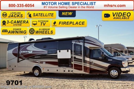 &lt;a href=&quot;http://www.mhsrv.com/coachmen-rv/&quot;&gt;&lt;img src=&quot;http://www.mhsrv.com/images/sold-coachmen.jpg&quot; width=&quot;383&quot; height=&quot;141&quot; border=&quot;0&quot;/&gt;&lt;/a&gt; Family Owned &amp; Operated and the #1 Volume Selling Motor Home Dealer in the World as well as the #1 Coachmen Dealer in the World. &lt;object width=&quot;400&quot; height=&quot;300&quot;&gt;&lt;param name=&quot;movie&quot; value=&quot;//www.youtube.com/v/tu63TyI-F-A?hl=en_US&amp;amp;version=3&quot;&gt;&lt;/param&gt;&lt;param name=&quot;allowFullScreen&quot; value=&quot;true&quot;&gt;&lt;/param&gt;&lt;param name=&quot;allowscriptaccess&quot; value=&quot;always&quot;&gt;&lt;/param&gt;&lt;embed src=&quot;//www.youtube.com/v/tu63TyI-F-A?hl=en_US&amp;amp;version=3&quot; type=&quot;application/x-shockwave-flash&quot; width=&quot;400&quot; height=&quot;300&quot; allowscriptaccess=&quot;always&quot; allowfullscreen=&quot;true&quot;&gt;&lt;/embed&gt;&lt;/object&gt; MSRP $130,130. New 2015 Coachmen Concord 300DS Anniversary W/2 Slide-out rooms. This luxury Class C RV measures approximately 32 ft. 9in and includes the anniversary package which features the Travel Easy Roadside Assistance, LED interior lighting, LED exterior lighting, 4KW Onan generator, 32&quot; TV/DVD player, back up monitor, power awning, upgraded countertops, heated remote exterior mirrors, power step and a 5,000 lb. hitch. Additional options include removable carpet, power vent fan, automatic hydraulic leveling jacks, aluminum rims, swivel driver seat, swivel passenger seat, exterior privacy windshield cover, electric fireplace, bedroom TV &amp; DVD player, King Dome Satellite System, Sirius satellite radio and the Concord Luxury Package which includes an exterior entertainment center, 2nd battery, side view cameras, 15,000 BTU A/C heat pump, heated tanks and upper tank gate valves. A few standard features include the Ford E-450 super duty chassis, Ride-Rite air assist suspension system, exterior speakers &amp; the Azdel super light composite sidewalls. For additional coach information, brochures, window sticker, videos, photos, Concord reviews &amp; testimonials as well as additional information about Motor Home Specialist and our manufacturers please visit us at MHSRV .com or call 800-335-6054. At Motor Home Specialist we DO NOT charge any prep or orientation fees like you will find at other dealerships. All sale prices include a 200 point inspection, interior &amp; exterior wash &amp; detail of vehicle, a thorough coach orientation with an MHS technician, an RV Starter&#39;s kit, a nights stay in our delivery park featuring landscaped and covered pads with full hook-ups and much more. WHY PAY MORE?... WHY SETTLE FOR LESS?