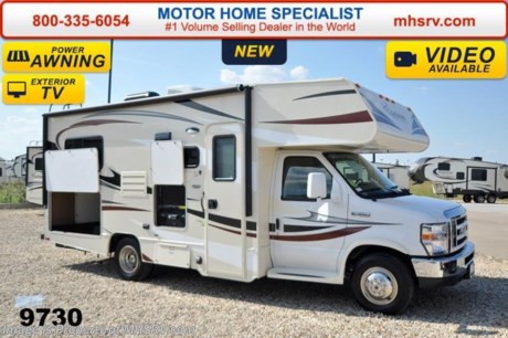 /TX 2/23/15 &lt;a href=&quot;http://www.mhsrv.com/coachmen-rv/&quot;&gt;&lt;img src=&quot;http://www.mhsrv.com/images/sold-coachmen.jpg&quot; width=&quot;383&quot; height=&quot;141&quot; border=&quot;0&quot;/&gt;&lt;/a&gt;
Family Owned &amp; Operated and the #1 Volume Selling Motor Home Dealer in the World as well as the #1 Coachmen Dealer in the World.  &lt;object width=&quot;400&quot; height=&quot;300&quot;&gt;&lt;param name=&quot;movie&quot; value=&quot;http://www.youtube.com/v/fBpsq4hH-Ws?version=3&amp;amp;hl=en_US&quot;&gt;&lt;/param&gt;&lt;param name=&quot;allowFullScreen&quot; value=&quot;true&quot;&gt;&lt;/param&gt;&lt;param name=&quot;allowscriptaccess&quot; value=&quot;always&quot;&gt;&lt;/param&gt;&lt;embed src=&quot;http://www.youtube.com/v/fBpsq4hH-Ws?version=3&amp;amp;hl=en_US&quot; type=&quot;application/x-shockwave-flash&quot; width=&quot;400&quot; height=&quot;300&quot; allowscriptaccess=&quot;always&quot; allowfullscreen=&quot;true&quot;&gt;&lt;/embed&gt;&lt;/object&gt;   
MSRP $82,997. New 2015 Coachmen Freelander Model 21QB. This Class C RV measures approximately 23 feet 6 inches in length and features a large U-shaped booth &amp; plenty of sleeping areas. This beautiful new class C RV includes Coachmen&#39;s Lead Dog Package featuring tinted windows, 3 burner range with oven, stainless steel wheel inserts, back-up camera, power awning, LED exterior &amp; interior lighting, solar ready, rear ladder, 50 gallon fresh water tank, 5,000 lb. hitch &amp; wire, glass door shower, Onan generator, 80&quot; long bed, roller bearing drawer glides, Azdel Composite sidewall, Thermofoil counter tops and Travel easy roadside assistance.  Additional options include the beautiful Platinum wood color, swivel passenger seat, exterior privacy windshield cover, spare tire, heated tanks, child safety net &amp; ladder, cockpit table, exterior entertainment center and LCD TV with DVD player. The Coachmen Freelander 21QB also features a Ford chassis, Ford V-10 6.8L engine, 55 gallon fuel tank and more.  For additional coach information, brochures, window sticker, videos, photos, Freelander reviews &amp; testimonials as well as additional information about Motor Home Specialist and our manufacturers please visit us at MHSRV .com or call 800-335-6054. At Motor Home Specialist we DO NOT charge any prep or orientation fees like you will find at other dealerships. All sale prices include a 200 point inspection, interior &amp; exterior wash &amp; detail of vehicle, a thorough coach orientation with an MHS technician, an RV Starter&#39;s kit, a nights stay in our delivery park featuring landscaped and covered pads with full hook-ups and much more. WHY PAY MORE?... WHY SETTLE FOR LESS?