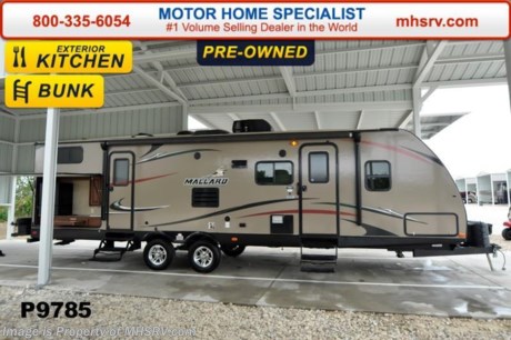 /TX 12/1/14 &lt;a href=&quot;http://www.mhsrv.com/travel-trailers/&quot;&gt;&lt;img src=&quot;http://www.mhsrv.com/images/sold-traveltrailer.jpg&quot; width=&quot;383&quot; height=&quot;141&quot; border=&quot;0&quot;/&gt;&lt;/a&gt;
Used Heartland RV for Sale- 2014 Heartland Mallard M32 is approximately 31 feet in length with 2 slides, power patio awning, gas/electric water heater, pass-thru storage, aluminum wheels, exterior grill, black tank rinsing system, exterior shower, exterior speakers, sofa with sleeper, U-shaped dinette, night shades, convection microwave, 3 burner range with oven, sink cover, refrigerator, all in1 bath, loft bed and bunk beds.  For additional information and photos please visit Motor Home Specialist at www.MHSRV .com or call 800-335-6054.