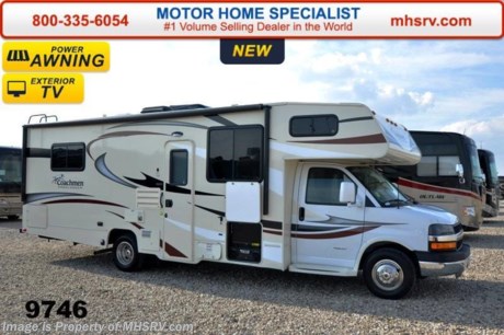 /TX 2/23/15 &lt;a href=&quot;http://www.mhsrv.com/coachmen-rv/&quot;&gt;&lt;img src=&quot;http://www.mhsrv.com/images/sold-coachmen.jpg&quot; width=&quot;383&quot; height=&quot;141&quot; border=&quot;0&quot;/&gt;&lt;/a&gt;
Family Owned &amp; Operated and the #1 Volume Selling Motor Home Dealer in the World as well as the #1 Coachmen Dealer in the World. &lt;object width=&quot;400&quot; height=&quot;300&quot;&gt;&lt;param name=&quot;movie&quot; value=&quot;http://www.youtube.com/v/fBpsq4hH-Ws?version=3&amp;amp;hl=en_US&quot;&gt;&lt;/param&gt;&lt;param name=&quot;allowFullScreen&quot; value=&quot;true&quot;&gt;&lt;/param&gt;&lt;param name=&quot;allowscriptaccess&quot; value=&quot;always&quot;&gt;&lt;/param&gt;&lt;embed src=&quot;http://www.youtube.com/v/fBpsq4hH-Ws?version=3&amp;amp;hl=en_US&quot; type=&quot;application/x-shockwave-flash&quot; width=&quot;400&quot; height=&quot;300&quot; allowscriptaccess=&quot;always&quot; allowfullscreen=&quot;true&quot;&gt;&lt;/embed&gt;&lt;/object&gt;  MSRP $81,964. The All New 2015 Coachmen Freelander Model 27QB. This Class C RV provides a tremendous amount of living &amp; storage area. This beautiful RV includes the Lead Dog Value Package featuring high gloss colored fiberglass sidewalls, fiberglass running boards, tinted windows, 3 burner range with oven, stainless steel wheel inserts, back-up camera, power awning, LED exterior &amp; interior lighting, solar ready, rear ladder, 50 gallon fresh water tank, 5K lb. hitch &amp; wire, glass door shower, Onan generator, 80&quot; long bed, roller bearing drawer glides, Azdel composite sidewall, Thermofoil counter tops and Travel Easy Roadside Assistance. Additional options include a spare tire, heated tanks, child safety net and ladder, 15,000 BTU A/C with heat pump, exterior entertainment center and a LCD TV with DVD player. For additional coach information, brochures, window sticker, videos, photos, Freelander reviews &amp; testimonials as well as additional information about Motor Home Specialist and our manufacturers please visit us at MHSRV .com or call 800-335-6054. At Motor Home Specialist we DO NOT charge any prep or orientation fees like you will find at other dealerships. All sale prices include a 200 point inspection, interior &amp; exterior wash &amp; detail of vehicle, a thorough coach orientation with an MHS technician, an RV Starter&#39;s kit, a nights stay in our delivery park featuring landscaped and covered pads with full hook-ups and much more. WHY PAY MORE?... WHY SETTLE FOR LESS?
