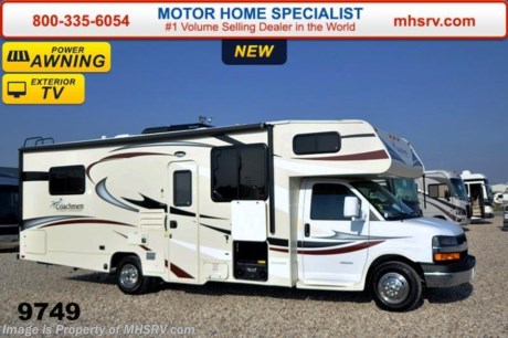 /AR 1/19/15 &lt;a href=&quot;http://www.mhsrv.com/coachmen-rv/&quot;&gt;&lt;img src=&quot;http://www.mhsrv.com/images/sold-coachmen.jpg&quot; width=&quot;383&quot; height=&quot;141&quot; border=&quot;0&quot; /&gt;&lt;/a&gt;
Family Owned &amp; Operated and the #1 Volume Selling Motor Home Dealer in the World as well as the #1 Coachmen Dealer in the World. &lt;object width=&quot;400&quot; height=&quot;300&quot;&gt;&lt;param name=&quot;movie&quot; value=&quot;http://www.youtube.com/v/fBpsq4hH-Ws?version=3&amp;amp;hl=en_US&quot;&gt;&lt;/param&gt;&lt;param name=&quot;allowFullScreen&quot; value=&quot;true&quot;&gt;&lt;/param&gt;&lt;param name=&quot;allowscriptaccess&quot; value=&quot;always&quot;&gt;&lt;/param&gt;&lt;embed src=&quot;http://www.youtube.com/v/fBpsq4hH-Ws?version=3&amp;amp;hl=en_US&quot; type=&quot;application/x-shockwave-flash&quot; width=&quot;400&quot; height=&quot;300&quot; allowscriptaccess=&quot;always&quot; allowfullscreen=&quot;true&quot;&gt;&lt;/embed&gt;&lt;/object&gt;  MSRP $82,489. The All New 2015 Coachmen Freelander Model 27QB. This Class C RV provides a tremendous amount of living &amp; storage area. This beautiful RV includes the Lead Dog Value Package featuring high gloss colored fiberglass sidewalls, fiberglass running boards, tinted windows, 3 burner range with oven, stainless steel wheel inserts, back-up camera, power awning, LED exterior &amp; interior lighting, solar ready, rear ladder, 50 gallon fresh water tank, 5K lb. hitch &amp; wire, glass door shower, Onan generator, 80&quot; long bed, roller bearing drawer glides, Azdel composite sidewall, Thermofoil counter tops and Travel Easy Roadside Assistance. Additional options include a spare tire, heated tanks, child safety net and ladder, 15,000 BTU A/C with heat pump, exterior entertainment center and a LCD TV with DVD player. For additional coach information, brochures, window sticker, videos, photos, Freelander reviews &amp; testimonials as well as additional information about Motor Home Specialist and our manufacturers please visit us at MHSRV .com or call 800-335-6054. At Motor Home Specialist we DO NOT charge any prep or orientation fees like you will find at other dealerships. All sale prices include a 200 point inspection, interior &amp; exterior wash &amp; detail of vehicle, a thorough coach orientation with an MHS technician, an RV Starter&#39;s kit, a nights stay in our delivery park featuring landscaped and covered pads with full hook-ups and much more. WHY PAY MORE?... WHY SETTLE FOR LESS?
