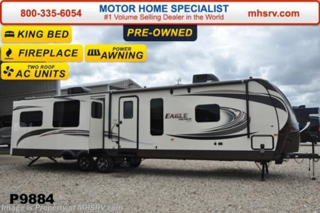 /TX 11/24/14 &lt;a href=&quot;http://www.mhsrv.com/travel-trailers/&quot;&gt;&lt;img src=&quot;http://www.mhsrv.com/images/sold-traveltrailer.jpg&quot; width=&quot;383&quot; height=&quot;141&quot; border=&quot;0&quot;/&gt;&lt;/a&gt;
Used Jayco RV for Sale-  2014 Jayco Eagle Premier 338RETS is approximately 36 feet in length with 3 slides, power patio awning, gas/electric water heater, 50 amp service, pass-thru storage, aluminum wheels, black tank rinsing system, exterior shower, roof ladder, exterior speakers, leather sofa with sleeper, 2 Lazy Boy style recliners, night shades, power roof vent, fireplace, microwave, 3 burner range with oven, solid surface counter, all in 1 bath, glass door shower with seat, king size pillow top mattress and much more. 