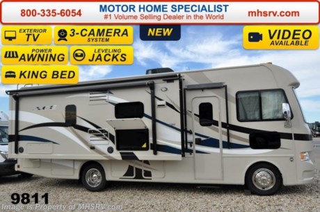 /NC 5-21-15 &lt;a href=&quot;http://www.mhsrv.com/thor-motor-coach/&quot;&gt;&lt;img src=&quot;http://www.mhsrv.com/images/sold-thor.jpg&quot; width=&quot;383&quot; height=&quot;141&quot; border=&quot;0&quot;/&gt;&lt;/a&gt;
Receive a $1,000 VISA Gift Card with purchase from Motor Home Specialist while supplies last.  Family Owned &amp; Operated and the #1 Volume Selling Motor Home Dealer in the World as well as the #1 Thor Motor Coach Dealer in the World.  &lt;object width=&quot;400&quot; height=&quot;300&quot;&gt;&lt;param name=&quot;movie&quot; value=&quot;http://www.youtube.com/v/fBpsq4hH-Ws?version=3&amp;amp;hl=en_US&quot;&gt;&lt;/param&gt;&lt;param name=&quot;allowFullScreen&quot; value=&quot;true&quot;&gt;&lt;/param&gt;&lt;param name=&quot;allowscriptaccess&quot; value=&quot;always&quot;&gt;&lt;/param&gt;&lt;embed src=&quot;http://www.youtube.com/v/fBpsq4hH-Ws?version=3&amp;amp;hl=en_US&quot; type=&quot;application/x-shockwave-flash&quot; width=&quot;400&quot; height=&quot;300&quot; allowscriptaccess=&quot;always&quot; allowfullscreen=&quot;true&quot;&gt;&lt;/embed&gt;&lt;/object&gt; MSRP $105,341. New 2015 Thor Motor Coach A.C.E. Model EVO 27.1 with a slide-out room and king size bed. The A.C.E. is the class A &amp; C Evolution. It Combines many of the most popular features of a class A motor home and a class C motor home to make something truly unique to the RV industry. This unit measures approximately 28 feet 7 inches in length. Optional equipment includes beautiful HD-Max exterior, exterior entertainment center, TV &amp; DVD player in bedroom, upgraded 15.0 BTU ducted roof A/C unit, second auxiliary battery and (2) 12V attic fans. The A.C.E. also features a Ford Triton V-10 engine, frameless windows, power charging station, drop down overhead bunk, power side mirrors with integrated side view cameras, hydraulic leveling jacks, a mud-room, exterior mega-storage, roof ladder, 4000 Onan Micro-Quiet generator, electric patio awning with integrated LED lights, AM/FM/CD, reclining swivel leatherette captain&#39;s chairs, stainless steel wheel liners, hitch, booth dinette, systems control center, valve stem extenders, refrigerator, microwave, water heater, one-piece windshield with &quot;20/20 vision&quot; front cap that helps eliminate heat and sunlight from getting into the drivers vision, floor level cockpit window for better visibility while turning, a &quot;below floor&quot; furnace and water heater helping keep the noise to an absolute minimum and the exhaust away from the kids and pets, cockpit mirrors, slide-out workstation in the dash and much more.  For additional coach information, brochures, window sticker, videos, photos, A.C.E. reviews &amp; testimonials as well as additional information about Motor Home Specialist and our manufacturers please visit us at MHSRV .com or call 800-335-6054. At Motor Home Specialist we DO NOT charge any prep or orientation fees like you will find at other dealerships. All sale prices include a 200 point inspection, interior &amp; exterior wash &amp; detail of vehicle, a thorough coach orientation with an MHS technician, an RV Starter&#39;s kit, a nights stay in our delivery park featuring landscaped and covered pads with full hook-ups and much more. WHY PAY MORE?... WHY SETTLE FOR LESS?