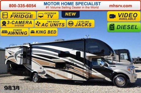 /TX 6-4-15 &lt;a href=&quot;http://www.mhsrv.com/thor-motor-coach/&quot;&gt;&lt;img src=&quot;http://www.mhsrv.com/images/sold-thor.jpg&quot; width=&quot;383&quot; height=&quot;141&quot; border=&quot;0&quot;/&gt;&lt;/a&gt;
Receive a $2,000 VISA Gift Card with purchase from Motor Home Specialist while supplies last. Family Owned &amp; Operated and the #1 Volume Selling Motor Home Dealer in the World as well as the #1 Thor Motor Coach Dealer in the World. &lt;object width=&quot;400&quot; height=&quot;300&quot;&gt;&lt;param name=&quot;movie&quot; value=&quot;//www.youtube.com/v/U2vRrY8X8lc?hl=en_US&amp;amp;version=3&quot;&gt;&lt;/param&gt;&lt;param name=&quot;allowFullScreen&quot; value=&quot;true&quot;&gt;&lt;/param&gt;&lt;param name=&quot;allowscriptaccess&quot; value=&quot;always&quot;&gt;&lt;/param&gt;&lt;embed src=&quot;//www.youtube.com/v/U2vRrY8X8lc?hl=en_US&amp;amp;version=3&quot; type=&quot;application/x-shockwave-flash&quot; width=&quot;400&quot; height=&quot;300&quot; allowscriptaccess=&quot;always&quot; allowfullscreen=&quot;true&quot;&gt;&lt;/embed&gt;&lt;/object&gt; MSRP $166,930. 2015 Thor Motor Coach 35SK Super C model motor home with 2 slides. This unit is powered by the powerful 300 HP Powerstroke 6.7L diesel engine with 660 lb. ft. of torque. It rides on a Ford F-550 chassis with a 6-speed automatic transmission and boast a big 10,000 lb. hitch, rear pass-thru MEGA-Storage, extreme duty 4 wheel ABS disc brakes and an electronic brake controller integrated into the dash. Options include the beautiful full body paint exterior, power attic fan, dual child safety seat tether and an upgraded 6.0 Onan diesel generator. The Four Winds 35SK is approximately 36 feet 2 inches long and also features a plush dinette and sofa, exterior entertainment center, dual roof air conditioners, power patio awning, one-touch automatic leveling system, residential refrigerator, 30 inch over the range microwave, solid surface counter top, touch screen AM/FM/CD/MP3 player, back-up monitor with side view cameras, remote heated exterior mirrors, power windows and locks, leatherette driver &amp; passenger captain&#39;s chairs, fiberglass running boards, soft touch ceilings, heavy duty ball bearing drawer guides, bedroom LCD TV, large LCD TV in the living area, an 1800-watt power inverter, heated holding tanks and a king sized bed. For additional coach information, brochures, window sticker, videos, photos, Four Winds reviews &amp; testimonials as well as additional information about Motor Home Specialist and our manufacturers please visit us at MHSRV .com or call 800-335-6054. At Motor Home Specialist we DO NOT charge any prep or orientation fees like you will find at other dealerships. All sale prices include a 200 point inspection, interior &amp; exterior wash &amp; detail of vehicle, a thorough coach orientation with an MHS technician, an RV Starter&#39;s kit, a nights stay in our delivery park featuring landscaped and covered pads with full hook-ups and much more. WHY PAY MORE?... WHY SETTLE FOR LESS? &lt;object width=&quot;400&quot; height=&quot;300&quot;&gt;&lt;param name=&quot;movie&quot; value=&quot;//www.youtube.com/v/VZXdH99Xe00?hl=en_US&amp;amp;version=3&quot;&gt;&lt;/param&gt;&lt;param name=&quot;allowFullScreen&quot; value=&quot;true&quot;&gt;&lt;/param&gt;&lt;param name=&quot;allowscriptaccess&quot; value=&quot;always&quot;&gt;&lt;/param&gt;&lt;embed src=&quot;//www.youtube.com/v/VZXdH99Xe00?hl=en_US&amp;amp;version=3&quot; type=&quot;application/x-shockwave-flash&quot; width=&quot;400&quot; height=&quot;300&quot; allowscriptaccess=&quot;always&quot; allowfullscreen=&quot;true&quot;&gt;&lt;/embed&gt;&lt;/object&gt; 