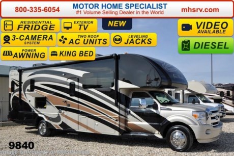 &lt;a href=&quot;http://www.mhsrv.com/thor-motor-coach/&quot;&gt;&lt;img src=&quot;http://www.mhsrv.com/images/sold-thor.jpg&quot; width=&quot;383&quot; height=&quot;141&quot; border=&quot;0&quot;/&gt;&lt;/a&gt;  Receive a $2,000 VISA Gift Card with purchase from Motor Home Specialist while supplies last.   Family Owned &amp; Operated and the #1 Volume Selling Motor Home Dealer in the World as well as the #1 Thor Motor Coach Dealer in the World. &lt;object width=&quot;400&quot; height=&quot;300&quot;&gt;&lt;param name=&quot;movie&quot; value=&quot;//www.youtube.com/v/U2vRrY8X8lc?hl=en_US&amp;amp;version=3&quot;&gt;&lt;/param&gt;&lt;param name=&quot;allowFullScreen&quot; value=&quot;true&quot;&gt;&lt;/param&gt;&lt;param name=&quot;allowscriptaccess&quot; value=&quot;always&quot;&gt;&lt;/param&gt;&lt;embed src=&quot;//www.youtube.com/v/U2vRrY8X8lc?hl=en_US&amp;amp;version=3&quot; type=&quot;application/x-shockwave-flash&quot; width=&quot;400&quot; height=&quot;300&quot; allowscriptaccess=&quot;always&quot; allowfullscreen=&quot;true&quot;&gt;&lt;/embed&gt;&lt;/object&gt; MSRP $166,886. 2015 Thor Motor Coach 33SW Super C model motor home with a full wall slide.  This unit is powered by the powerful 300 HP Powerstroke 6.7L diesel engine with 660 lb. ft. of torque. It rides on a Ford F-550 chassis with a 6-speed automatic transmission and boast a big 10,000 lb. hitch, rear pass-thru MEGA-Storage, extreme duty 4 wheel ABS disc brakes and an electronic brake controller integrated into the dash. Options include the beautiful full body paint exterior, (2) power attic fans, child safety seat tether, cabover entertainment center W/50&quot;TV &amp; soundbar and an upgraded 6.0 Onan diesel generator. The Four Winds 33SW is approximately 34 feet 6 inches long and also features a plush dinette and sofa, exterior entertainment center, dual roof air conditioners, power patio awning, one-touch automatic leveling system, residential refrigerator, 30 inch over the range microwave, solid surface counter top, touch screen AM/FM/CD/MP3 player, back-up monitor with side view cameras, remote heated exterior mirrors, power windows and locks, leatherette driver &amp; passenger captain&#39;s chairs, fiberglass running boards, soft touch ceilings, heavy duty ball bearing drawer guides, bedroom LCD TV, large LCD TV in the living area, an 1800-watt power inverter, heated holding tanks and a king sized bed. For additional coach information, brochures, window sticker, videos, photos, Four Winds reviews &amp; testimonials as well as additional information about Motor Home Specialist and our manufacturers please visit us at MHSRV .com or call 800-335-6054. At Motor Home Specialist we DO NOT charge any prep or orientation fees like you will find at other dealerships. All sale prices include a 200 point inspection, interior &amp; exterior wash &amp; detail of vehicle, a thorough coach orientation with an MHS technician, an RV Starter&#39;s kit, a nights stay in our delivery park featuring landscaped and covered pads with full hook-ups and much more. WHY PAY MORE?... WHY SETTLE FOR LESS? &lt;object width=&quot;400&quot; height=&quot;300&quot;&gt;&lt;param name=&quot;movie&quot; value=&quot;//www.youtube.com/v/VZXdH99Xe00?hl=en_US&amp;amp;version=3&quot;&gt;&lt;/param&gt;&lt;param name=&quot;allowFullScreen&quot; value=&quot;true&quot;&gt;&lt;/param&gt;&lt;param name=&quot;allowscriptaccess&quot; value=&quot;always&quot;&gt;&lt;/param&gt;&lt;embed src=&quot;//www.youtube.com/v/VZXdH99Xe00?hl=en_US&amp;amp;version=3&quot; type=&quot;application/x-shockwave-flash&quot; width=&quot;400&quot; height=&quot;300&quot; allowscriptaccess=&quot;always&quot; allowfullscreen=&quot;true&quot;&gt;&lt;/embed&gt;&lt;/object&gt; 