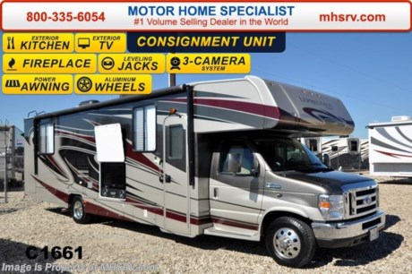 /NV 11/24/14 &lt;a href=&quot;http://www.mhsrv.com/coachmen-rv/&quot;&gt;&lt;img src=&quot;http://www.mhsrv.com/images/sold-coachmen.jpg&quot; width=&quot;383&quot; height=&quot;141&quot; border=&quot;0&quot;/&gt;&lt;/a&gt;
**Consignment** Used 2013 Coachmen Leprechaun. Low Miles only 5,699 Model 319DSF. This Luxury Class C RV measures approximately 32 feet 6 inches in length with full body paint, 39 inch LCD TV on power lift, tank heaters, exterior entertainment center, dual coach batteries, air assist suspension,  side view cameras, 4000 Onan generator, CB Radio, convection microwave, aluminum wheels, spare tire, rear ladder, front bunk ladder &amp; child restraint system, gas/electric water heater, heated exterior mirrors w/remote, exterior camp kitchen, dual recliner, electric fireplace, swivel driver and passenger seats w/magnetic coach privacy shade, automatic hydraulic leveling jacks, upgraded 15,000 BTU AC with heat pump and the Leprechaun XL Package which includes Upgraded sofa, 2-Tone Ultra Leather Seat Covers, Wood Grain Dash Appliqu&#233;, Cab-over Privacy Curtain, Gloss Black Refrigerator Insert Panels, Bathroom Medicine Cabinet with Makeup Light &amp; Mirror, Upgrade Countertops with Under-mount Composite Sink, Composite Lids for Trunk Boxes in Exterior &quot;Warehouse&quot; Storage Compartment, Molded Fiberglass Front Cap, Fiberglass Style Bezel at Top of Rear Exterior Wall, Painted Bumper, Molded Fiberglass Running Boards with Wheel Well Flair, Upgraded Kitchen Faucet &amp; Upgraded Bathroom Faucet. 