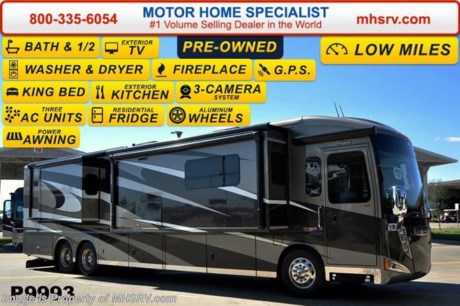/TX 11/24/14 &lt;a href=&quot;http://www.mhsrv.com/winnebago-rvs/&quot;&gt;&lt;img src=&quot;http://www.mhsrv.com/images/sold-winnebago.jpg&quot; width=&quot;383&quot; height=&quot;141&quot; border=&quot;0&quot;/&gt;&lt;/a&gt;
Used Winnebago RV for Sale- 2014 Winnebago Tour 42QD with 3 slides and 8,409 miles. This bath &amp; 1/2 RV is approximately 42 feet in length with a Cummins 450HP engine, Freightliner tag axle chassis with IFS, GPS, 10KW Onan diesel generator with AGS on a power slide, power patio and door awnings, window awnings, slide-out room toppers, Aqua Hot, 50 amp power cord reel, pass-thru storage with side swing baggage doors, full length slide-out cargo tray, aluminum wheels, power water hose reel, solar panel, 15K lb. hitch, automatic hydraulic leveling system, fiberglass roof, 3 camera monitoring system, exterior entertainment center, Magnum inverter, all electric coach, ceramic tile floors, dual pane windows, fireplace, convection microwave, solid surface counter, dishwasher, residential refrigerator, washer/dryer stack, king size dual sleep number bed, exterior kitchen, 3 ducted roof A/Cs with heat pumps and 3 LCD TVs. For additional information and photos please visit Motor Home Specialist at www.MHSRV .com or call 800-335-6054.