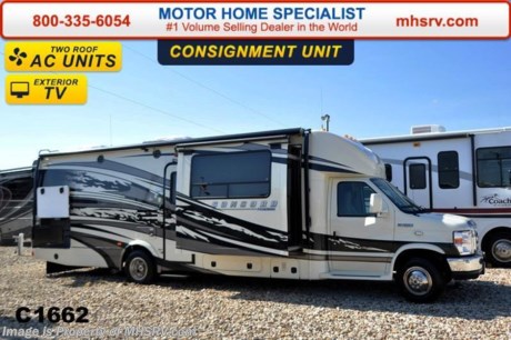 &lt;a href=&quot;http://www.mhsrv.com/coachmen-rv/&quot;&gt;&lt;img src=&quot;http://www.mhsrv.com/images/sold-coachmen.jpg&quot; width=&quot;383&quot; height=&quot;141&quot; border=&quot;0&quot;/&gt;&lt;/a&gt; **Consignment** Used 2012 Coachmen Concord 300TS w/3 Slide-out rooms. 8701 miles. This luxury Class C RV measures approximately 30ft. 10in. Features include wheel liners, Creme Brule W/Twilight graphics exterior full body paint, Black &amp; Tan interior package, Brazilian cherry wood package, Onan 4000 generator, LCD TV with DVD in bedroom, 2nd auxiliary battery, power entrance step, 3-camera monitoring system, removable carpet set, power mirrors with heat, heated tanks, tank gate valves, exterior entertainment center, hitch &amp; wire, high gloss fiberglass sidewalls, slide-out room awnings, glass shower door, convection/microwave, large LCD TV with (4) speakers and subwoofer, soft touch vinyl ceiling, halogen lighting &amp; LED running lights. A few standard features include the Ford E-450 super duty chassis, Ride-Rite air assist suspension system, exterior speakers &amp; the Azdel super light composite sidewalls.