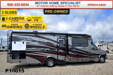/TX 1/2/15 &lt;a href=&quot;http://www.mhsrv.com/coachmen-rv/&quot;&gt;&lt;img src=&quot;http://www.mhsrv.com/images/sold-coachmen.jpg&quot; width=&quot;383&quot; height=&quot;141&quot; border=&quot;0&quot;/&gt;&lt;/a&gt;
Used 2012 Coachmen Concord 300TS w/3 Slide-out rooms, KING BED &amp; 30,676 miles. This luxury Class C RV measures approximately 30ft. 10in featuring Leveling Jacks, Aluminum wheels, Twilight exterior full body paint, Elantra interior package, Brazilian cherry wood package, Onan 4000 generator, LCD TV with DVD in bedroom, 2nd auxiliary battery, power entrance step, 3-camera monitoring system, removable carpet set, satellite ready radio, power mirrors with heat, heated tanks, tank gate valves, exterior entertainment center &amp; Travel Easy Roadside assistance, hitch &amp; wire, high gloss fiberglass sidewalls, slide-out room awnings, glass shower door, convection/microwave, large LCD TV with (4) speakers and subwoofer, soft touch vinyl ceiling, halogen lighting &amp; LED running lights. A few standard features include the Ford E-450 super duty chassis, Ride-Rite air assist suspension system, exterior speakers &amp; the Azdel super light composite sidewalls. FOR ADDITIONAL DETAILS please visit MHSRV .com or call 800-335-6054.
