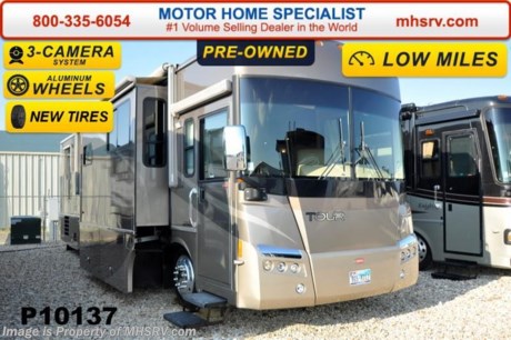/AR 1/1/15 &lt;a href=&quot;http://www.mhsrv.com/winnebago-rvs/&quot;&gt;&lt;img src=&quot;http://www.mhsrv.com/images/sold-winnebago.jpg&quot; width=&quot;383&quot; height=&quot;141&quot; border=&quot;0&quot;/&gt;&lt;/a&gt;
 Used Winnebago RV for Sale- 2006 Winnebago Tour (WKS36LD) with 3 slides and LOW MILES, only 11,289 miles. This RV is approximately 36 feet in length with a 350HP Caterpillar engine, Freightliner chassis, 7.5KW Onan generator, power mirrors with heat, power patio and door awnings, window awnings, slide-out room toppers, gas/electric water heater, 50 Amp service, aluminum wheels, solar panel, 10K lb. hitch, automatic hydraulic leveling system, 3 camera monitoring system, inverter, dual pane windows, convection microwave, solid surface counter, central vacuum, queen bed, central ducted A/C with electric heat system, 2 TVs, DVD player. For additional information and photos please visit Motor Home Specialist at www.MHSRV .com or call 800-335-6054.