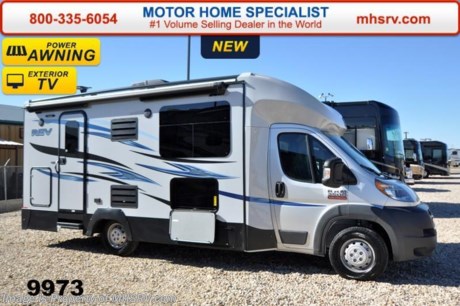 /CA 1/1/15 &lt;a href=&quot;http://www.mhsrv.com/other-rvs-for-sale/dynamax-rv/&quot;&gt;&lt;img src=&quot;http://www.mhsrv.com/images/sold-dynamax.jpg&quot; width=&quot;383&quot; height=&quot;141&quot; border=&quot;0&quot;/&gt;&lt;/a&gt;
Family Owned &amp; Operated and the #1 Volume Selling Motor Home Dealer in the World. 
&lt;object width=&quot;400&quot; height=&quot;300&quot;&gt;&lt;param name=&quot;movie&quot; value=&quot;http://www.youtube.com/v/fBpsq4hH-Ws?version=3&amp;amp;hl=en_US&quot;&gt;&lt;/param&gt;&lt;param name=&quot;allowFullScreen&quot; value=&quot;true&quot;&gt;&lt;/param&gt;&lt;param name=&quot;allowscriptaccess&quot; value=&quot;always&quot;&gt;&lt;/param&gt;&lt;embed src=&quot;http://www.youtube.com/v/fBpsq4hH-Ws?version=3&amp;amp;hl=en_US&quot; type=&quot;application/x-shockwave-flash&quot; width=&quot;400&quot; height=&quot;300&quot; allowscriptaccess=&quot;always&quot; allowfullscreen=&quot;true&quot;&gt;&lt;/embed&gt;&lt;/object&gt;
MSRP $91,564. The All New 2015 Dynamax REV 24RB is approximately 24 feet in length is powered by a Ram ProMaster Chassis, 280HP V6 engine and a 6 speed automatic transmission with overdrive.  This RV features aluminum wheels, exterior entertainment center, 32&quot; LED TV in the overhead, patio awning with LED lighting, fiberglass exterior with deluxe graphics, dark tinted frameless windows, power windows and locks, LED flush mount ceiling lighting throughout, 3 burner range, solid surface kitchen countertop, roller night shades, full extension ball bearing drawer guides, Fantastic Vent, queen mattress with electric lift, glass door shower, water heater, exterior shower, tank heaters  and much more. For additional coach information, brochures, window sticker, videos, photos, REV reviews &amp; testimonials as well as additional information about Motor Home Specialist and our manufacturers please visit us at MHSRV .com or call 800-335-6054. At Motor Home Specialist we DO NOT charge any prep or orientation fees like you will find at other dealerships. All sale prices include a 200 point inspection, interior &amp; exterior wash &amp; detail of vehicle, a thorough coach orientation with an MHS technician, an RV Starter&#39;s kit, a nights stay in our delivery park featuring landscaped and covered pads with full hook-ups and much more. WHY PAY MORE?... WHY SETTLE FOR LESS?
