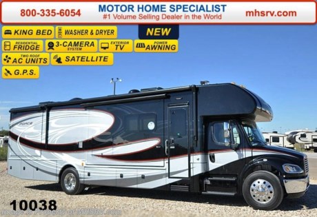 &lt;a href=&quot;http://www.mhsrv.com/other-rvs-for-sale/dynamax-rv/&quot;&gt;&lt;img src=&quot;http://www.mhsrv.com/images/sold-dynamax.jpg&quot; width=&quot;383&quot; height=&quot;141&quot; border=&quot;0&quot;/&gt;&lt;/a&gt;  Receive a $2,000 VISA Gift Card with purchase from Motor Home Specialist. Offer ends Feb. 28th, 2015.  Family Owned &amp; Operated and the #1 Volume Selling Motor Home Dealer in the World. 
&lt;object width=&quot;400&quot; height=&quot;300&quot;&gt;&lt;param name=&quot;movie&quot; value=&quot;http://www.youtube.com/v/fBpsq4hH-Ws?version=3&amp;amp;hl=en_US&quot;&gt;&lt;/param&gt;&lt;param name=&quot;allowFullScreen&quot; value=&quot;true&quot;&gt;&lt;/param&gt;&lt;param name=&quot;allowscriptaccess&quot; value=&quot;always&quot;&gt;&lt;/param&gt;&lt;embed src=&quot;http://www.youtube.com/v/fBpsq4hH-Ws?version=3&amp;amp;hl=en_US&quot; type=&quot;application/x-shockwave-flash&quot; width=&quot;400&quot; height=&quot;300&quot; allowscriptaccess=&quot;always&quot; allowfullscreen=&quot;true&quot;&gt;&lt;/embed&gt;&lt;/object&gt;
MSRP $249,298. The All New 2015 Dynamax Force 37FTRS Super C is approximately 39 feet 1 inch in length with 3 slides powered by a Cummins 6.7L 340HP diesel engine, Freightliner M-2 chassis, Allison 2500 Automatic transmission along with a 10,000 lb. hitch with 7-way tow connector. Optional features include the Black Mirage full body paint upgrade and a stackable washer/dryer.  Standards include a 8 KW Onan generator, king size bed, cab over bunk, bedroom TV, 39&quot; TV on a swivel bracket for the living area and much more. For additional coach information, brochures, window sticker, videos, photos, Force reviews &amp; testimonials as well as additional information about Motor Home Specialist and our manufacturers please visit us at MHSRV .com or call 800-335-6054. At Motor Home Specialist we DO NOT charge any prep or orientation fees like you will find at other dealerships. All sale prices include a 200 point inspection, interior &amp; exterior wash &amp; detail of vehicle, a thorough coach orientation with an MHS technician, an RV Starter&#39;s kit, a nights stay in our delivery park featuring landscaped and covered pads with full hook-ups and much more. WHY PAY MORE?... WHY SETTLE FOR LESS?