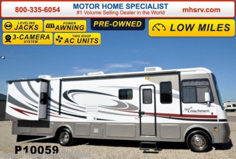 /tx 12/1/14 &lt;a href=&quot;http://www.mhsrv.com/coachmen-rv/&quot;&gt;&lt;img src=&quot;http://www.mhsrv.com/images/sold-coachmen.jpg&quot; width=&quot;383&quot; height=&quot;141&quot; border=&quot;0&quot;/&gt;&lt;/a&gt;
Used Coachmen RV for Sale- 2011 Coachmen Mirada 23DSF with 2 slides and only 11,963 miles. This RV is approximately 33 feet in length with a Ford Triton V10 engine, Ford chassis, power mirrors with heat, 5.5KW Onan generator with 173 hours, power patio awning, slide-out room toppers, pass-thru storage, exterior shower, automatic leveling, solid surface counter, all in 1 bath, 2 ducted roof A/Cs and 2 LCD TVs. For additional information and photos please visit Motor Home Specialist at www.MHSRV .com or call 800-335-6054.