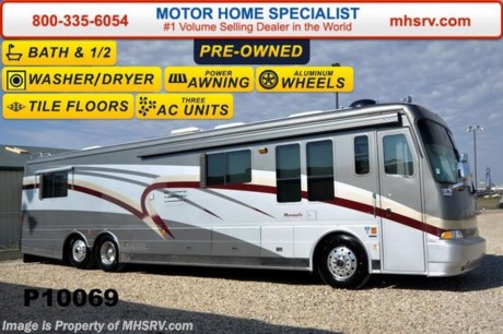 &lt;a href=&quot;http://www.mhsrv.com/other-rvs-for-sale/beaver-rv/&quot;&gt;&lt;img src=&quot;http://www.mhsrv.com/images/sold-beaver.jpg&quot; width=&quot;383&quot; height=&quot;141&quot; border=&quot;0&quot;/&gt;&lt;/a&gt; Used Beaver RV for Sale- 2002 Beaver Marquis Amethyst MQ4 with 2 slides and 94,584 miles. This RV has a Caterpillar C12 505HP engine with side radiator, Magnum chassis with tag axle,  power mirrors with heat, power visors, 10KW Onan generator with 616 hours, power patio awning, window awnings, slide-out room toppers, Aqua Hot, 50 amp power cord reel, half length slide-out cargo tray, aluminum wheels, fiberglass roof with ladder, 2 solar panels, hydraulic leveling system, back up camera, inverter, ceramic tile floors, dual pane windows, convection microwave, solid surface counters, dishwasher, washer/dryer combo, 3 ducted roof A/Cs with heat pumps 5K lb. hitch and 2 TVs. For additional information and photos please visit Motor Home Specialist at www.MHSRV .com or call 800-335-6054.