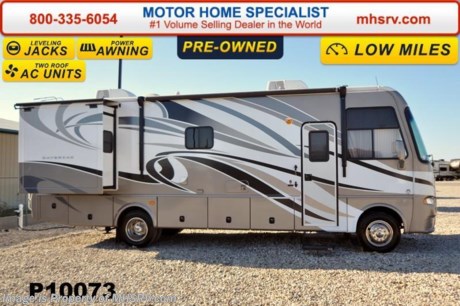 /TX 12/29 &lt;a href=&quot;http://www.mhsrv.com/thor-motor-coach/&quot;&gt;&lt;img src=&quot;http://www.mhsrv.com/images/sold-thor.jpg&quot; width=&quot;383&quot; height=&quot;141&quot; border=&quot;0&quot;/&gt;&lt;/a&gt;
Used 2013 Thor Motor Coach Daybreak Model 28PD with 2 slide outs and only 9,336 miles. This RV is approximately 29 feet in length with a Ford V10 engine, ford chassis, power mirrors with heat, 5.5KW Onan generator, power patio awning, 50 Amp service, pass-thru storage, 5K lb. hitch, roof ladder, automatic hydraulic leveling system, color 3-camera monitoring system, 2 ducted roof A/Cs and 2 LCD TVs. For additional information and photos please visit Motor Home Specialist at www.MHSRV .com or call 800-335-6054.
