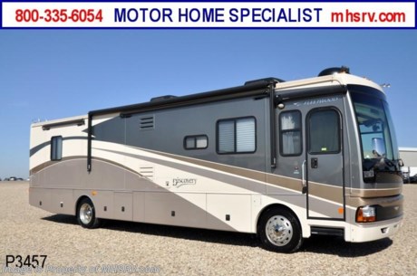 &lt;a href=&quot;http://www.mhsrv.com/other-rvs-for-sale/fleetwood-rvs/&quot;&gt;&lt;img src=&quot;http://www.mhsrv.com/images/sold-fleetwood.jpg&quot; width=&quot;383&quot; height=&quot;141&quot; border=&quot;0&quot; /&gt;&lt;/a&gt;

RV SOLD 6/8/10 – 2006 Fleetwood Discovery W/4 Slides and only 25,822 miles! Model 39L: This diesel pusher RV measures approximately 39’ in length and features 330 HP Caterpillar engine, Alison 6-spped trans, 7500 Onan generator, auto leveling, surround sound, TVs, CD, (2) ducted roof A/C units, 4-door refrigerator with ice maker, (2) electric awnings, power seats, exterior freezer/fridge, aluminum wheels, air horns, keyless entry, power visors, Trip-Tek, step well cover, ceramic tile, VCR/DVD, dual pane glass, washer/dryer, day/night shades, Select Comfort bed and more. 
